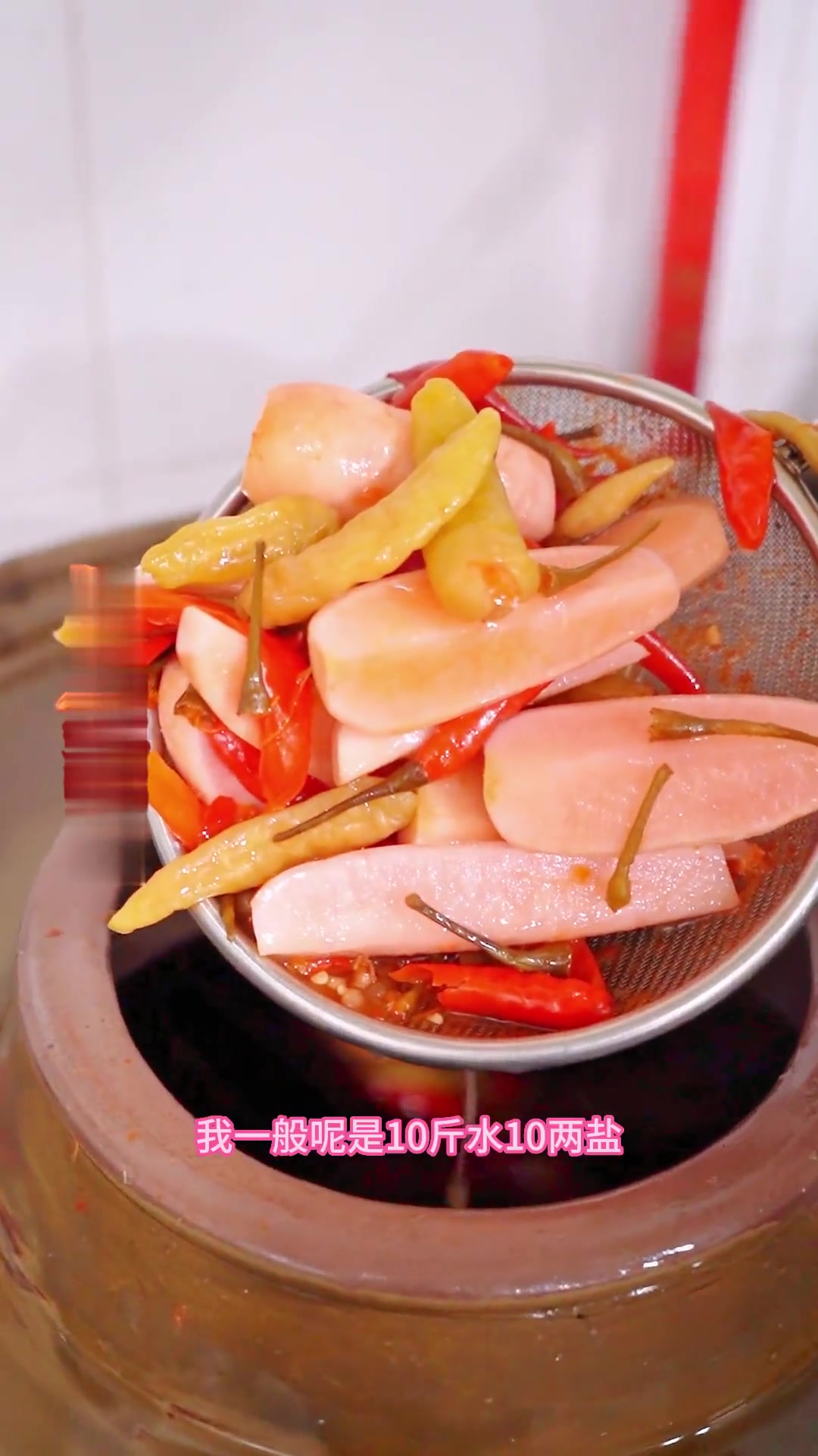 面馆用的四川老坛泡菜,这样做不生花,不发臭,好看又好吃