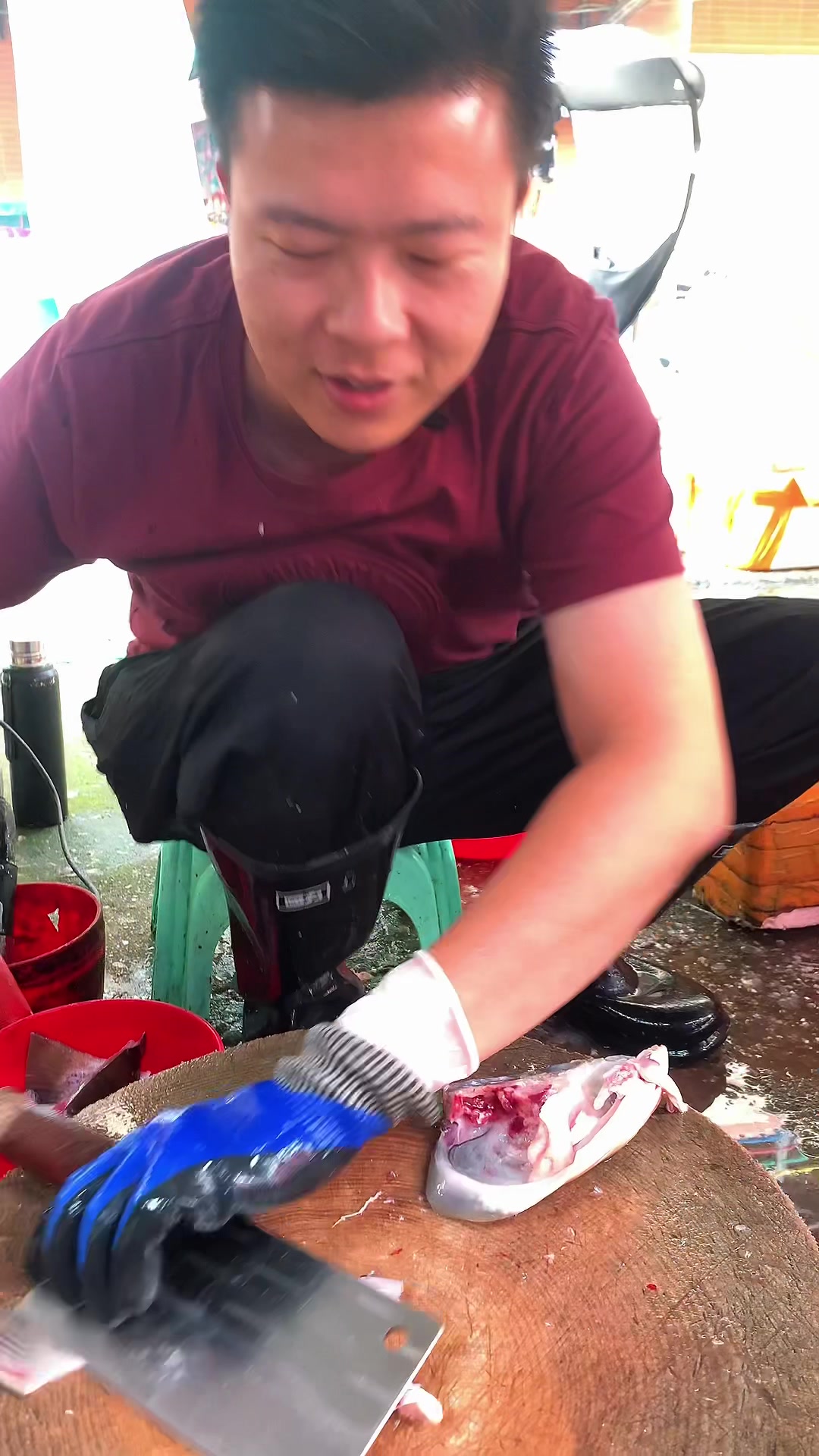 大头鱼去小刺，这种去刺方法，你们觉得能值几分。