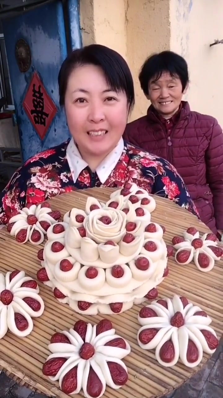 山东枣花馒头教程来啦，出锅超好吃，快试试！
