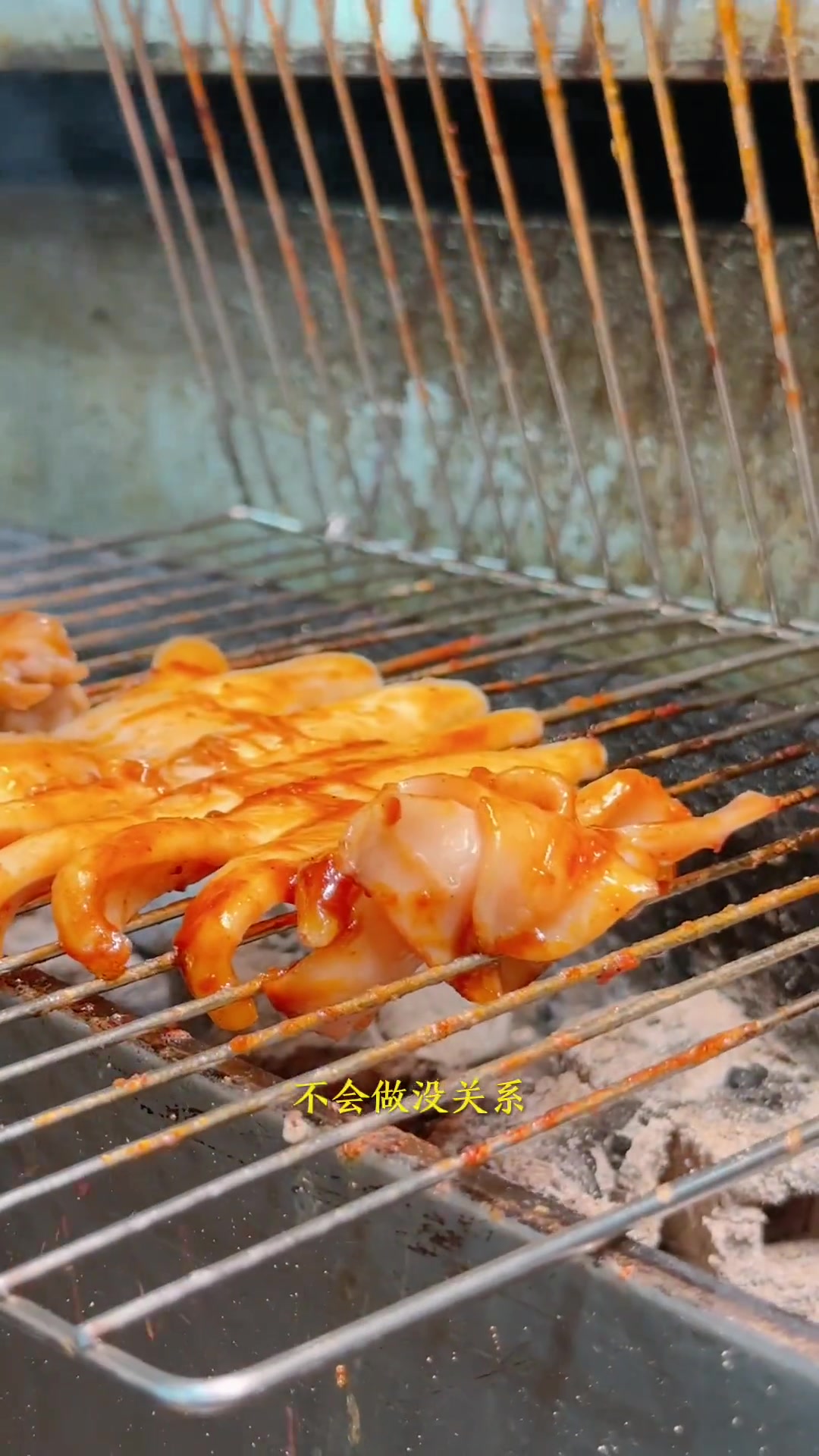 99元烧烤配方不会做？看阿根星鱿鱼烤制教程！