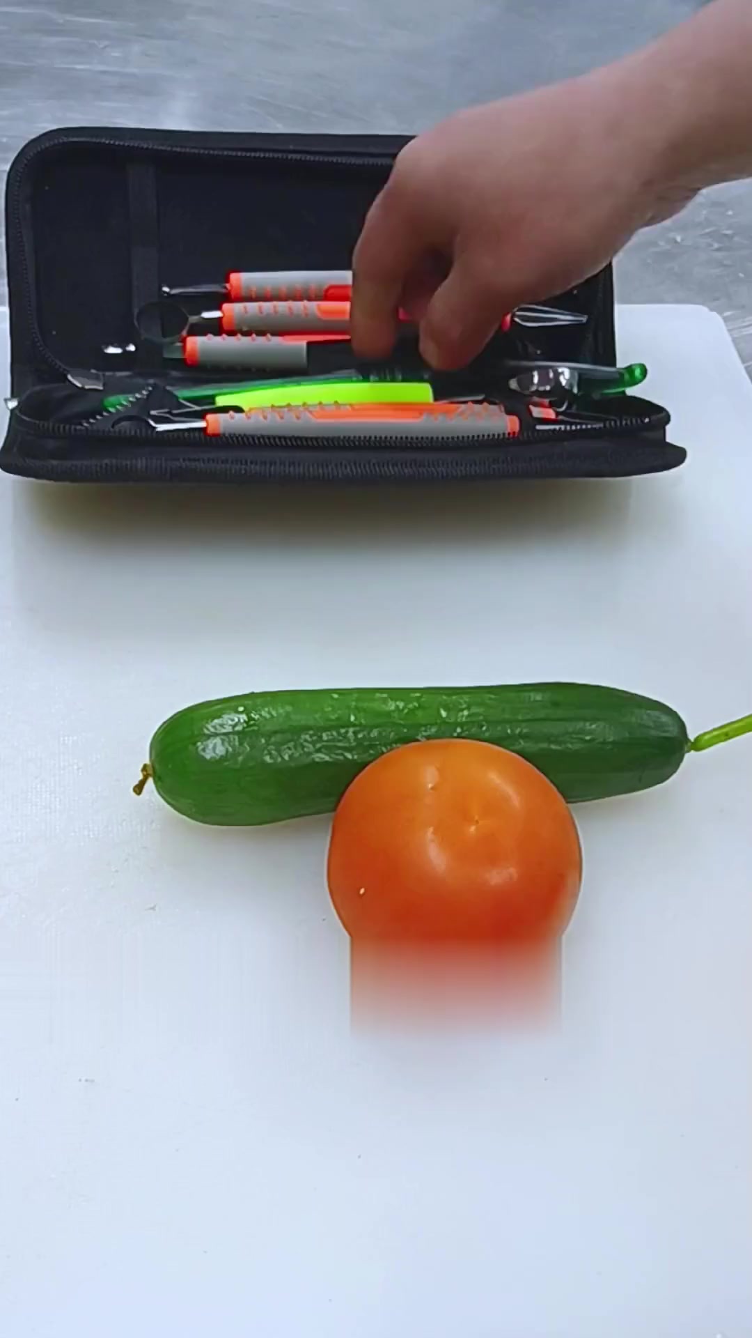 蔬菜雕刻摆盘教学