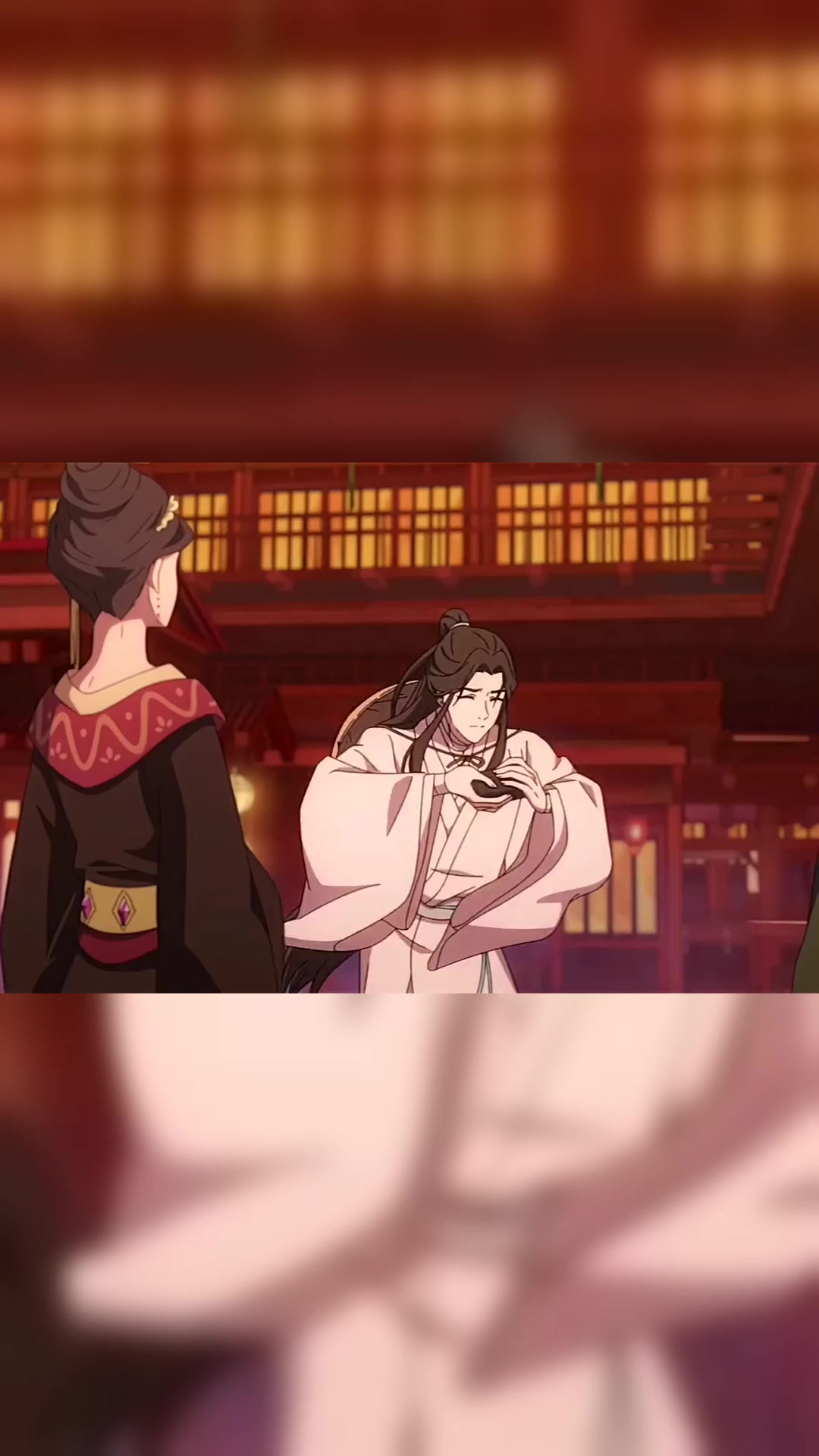 鬼王花城真的太撩了！啃了半块馒头 谢怜害羞跑了