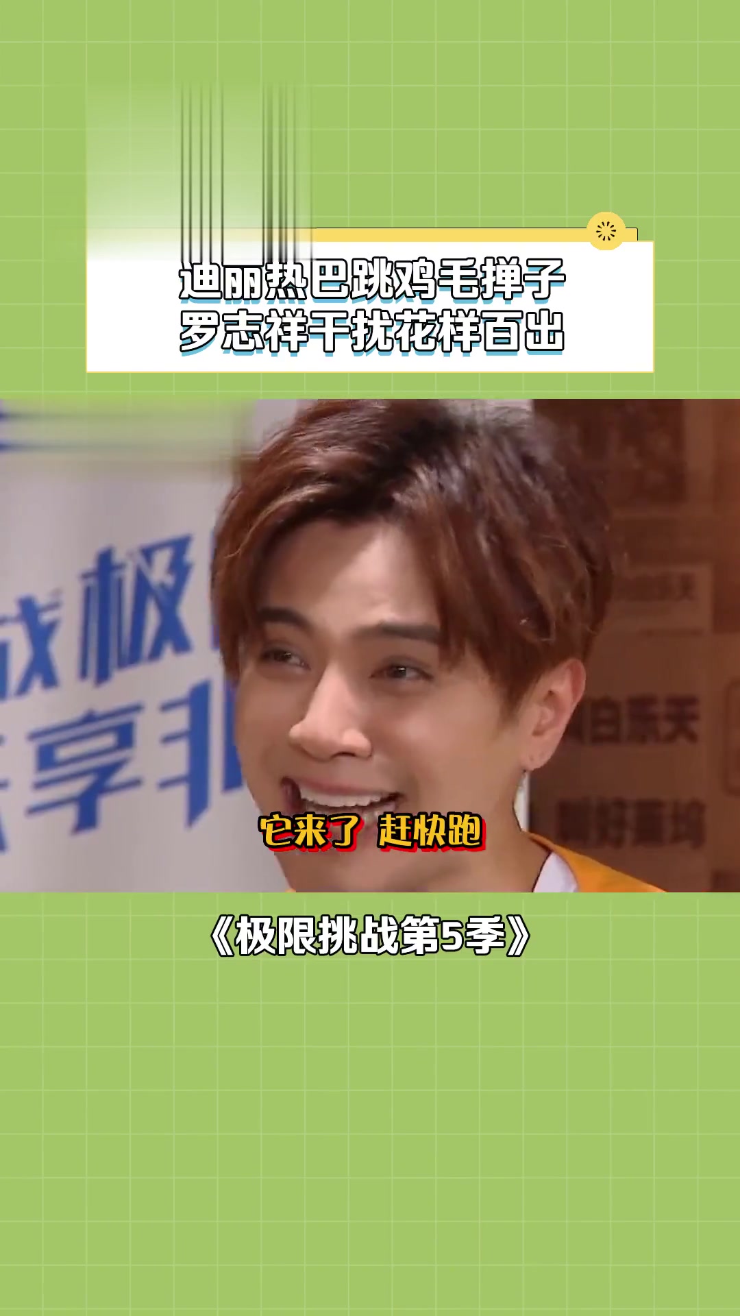 跳鸡毛掸子太可爱了，被干扰还这么准