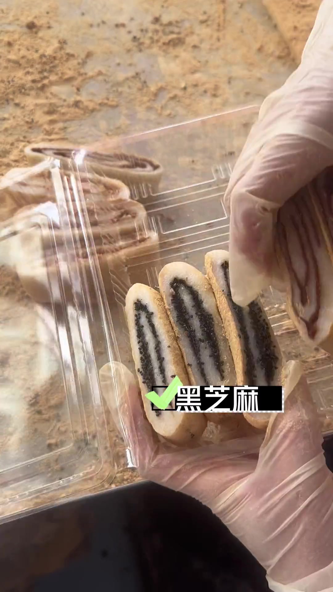 东北民间美食,手工打糕,太爱糯叽叽了
