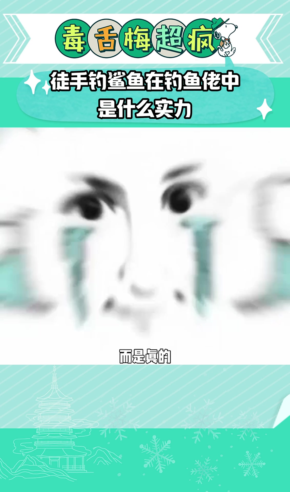 徒手钓鲨鱼在钓鱼佬中是什么实力