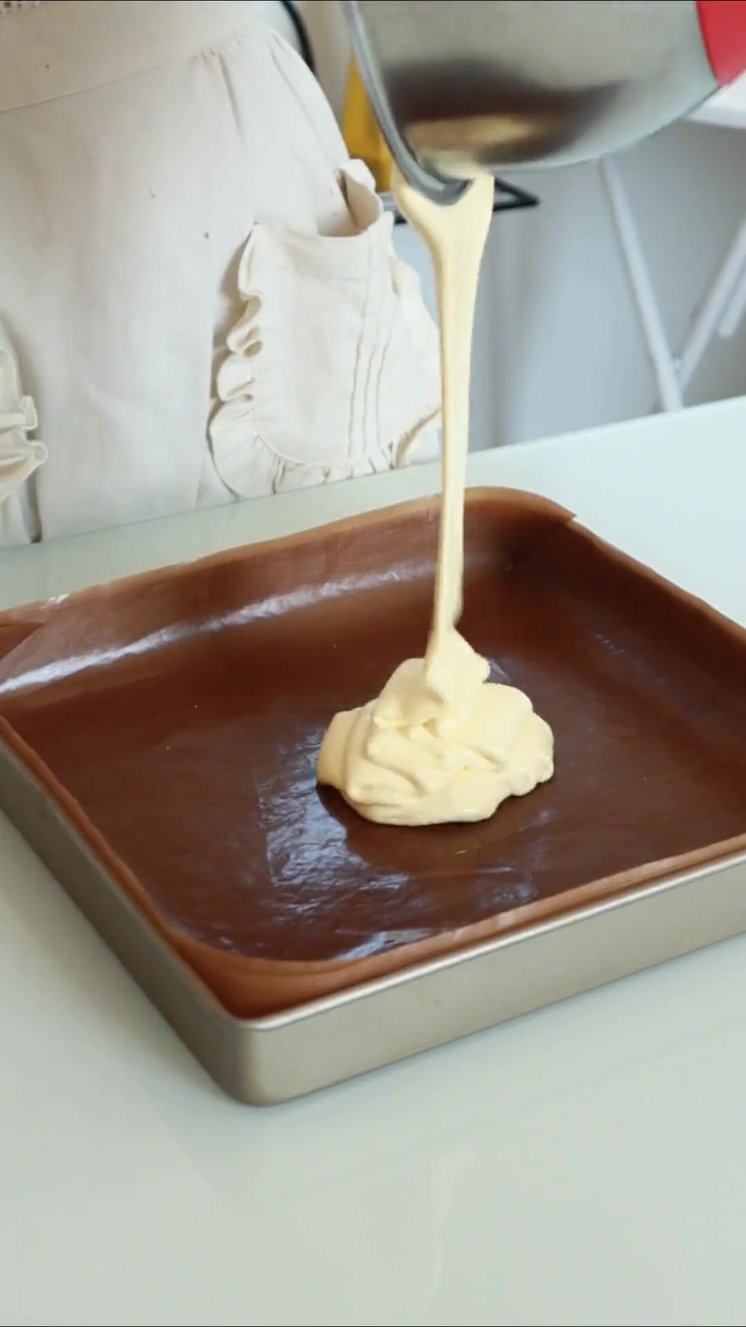 今日自制虎皮天使蛋糕卷,超香