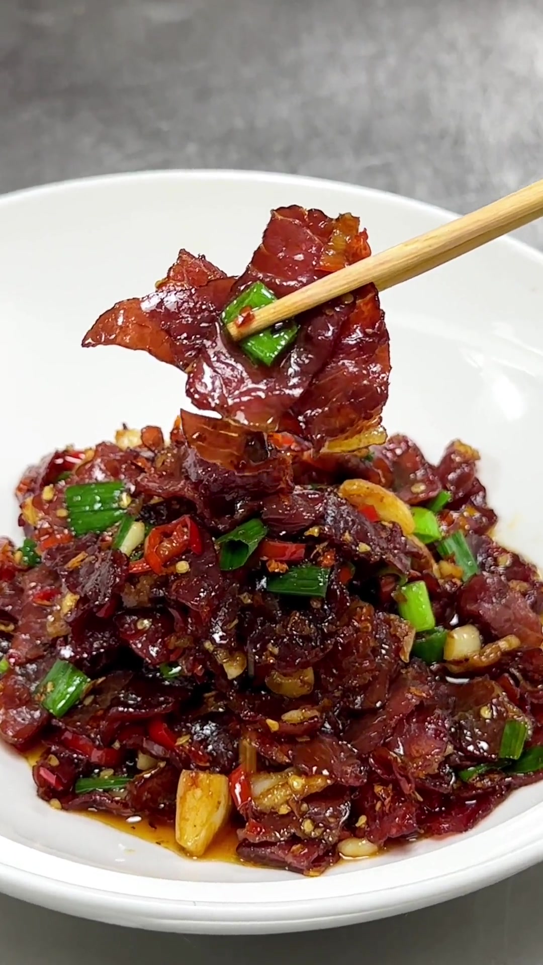 小炒腊牛肉，一份量足超下饭