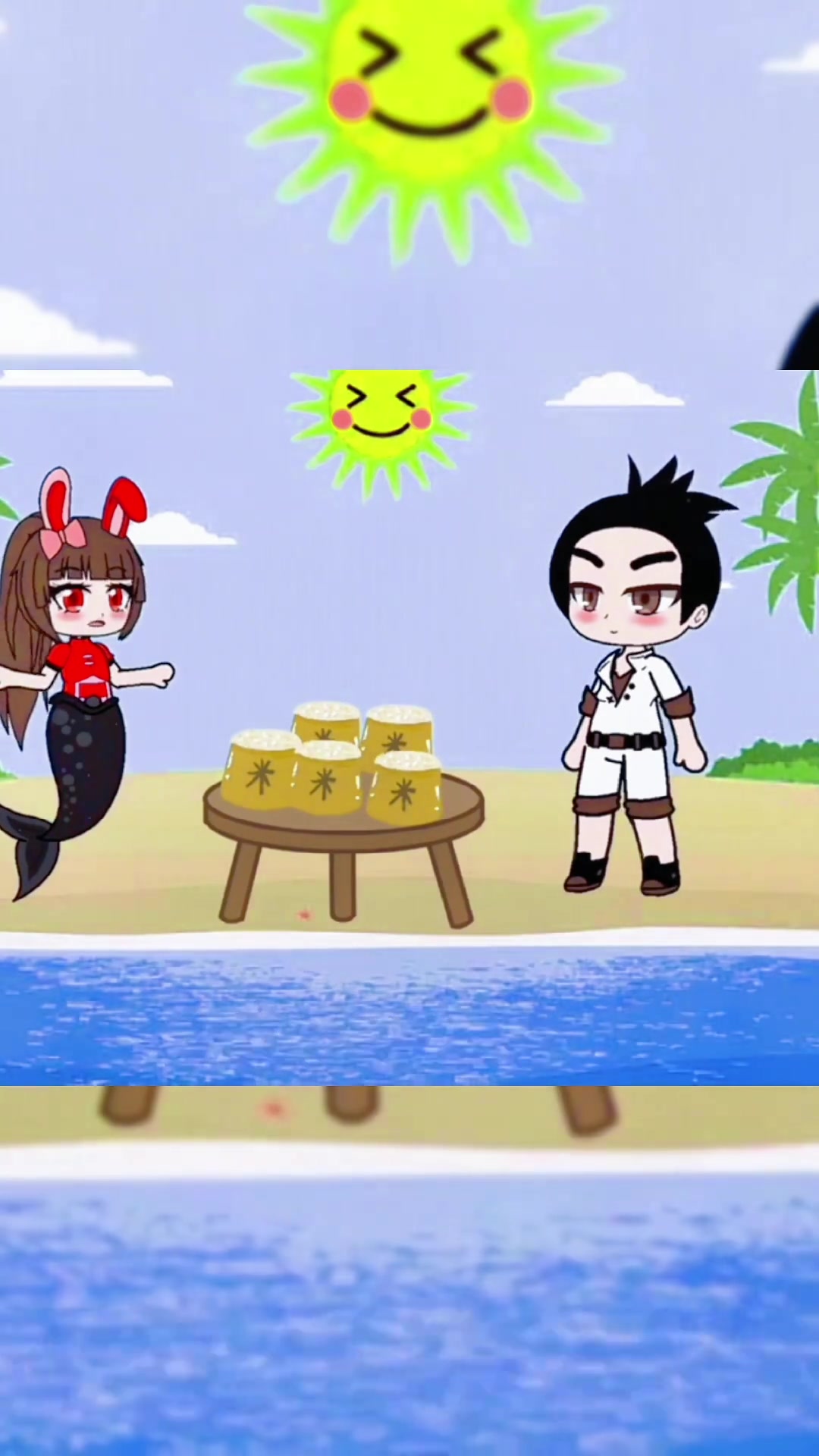 武魂殿投票选最美美人鱼，小武因助大家鱼尾变黑