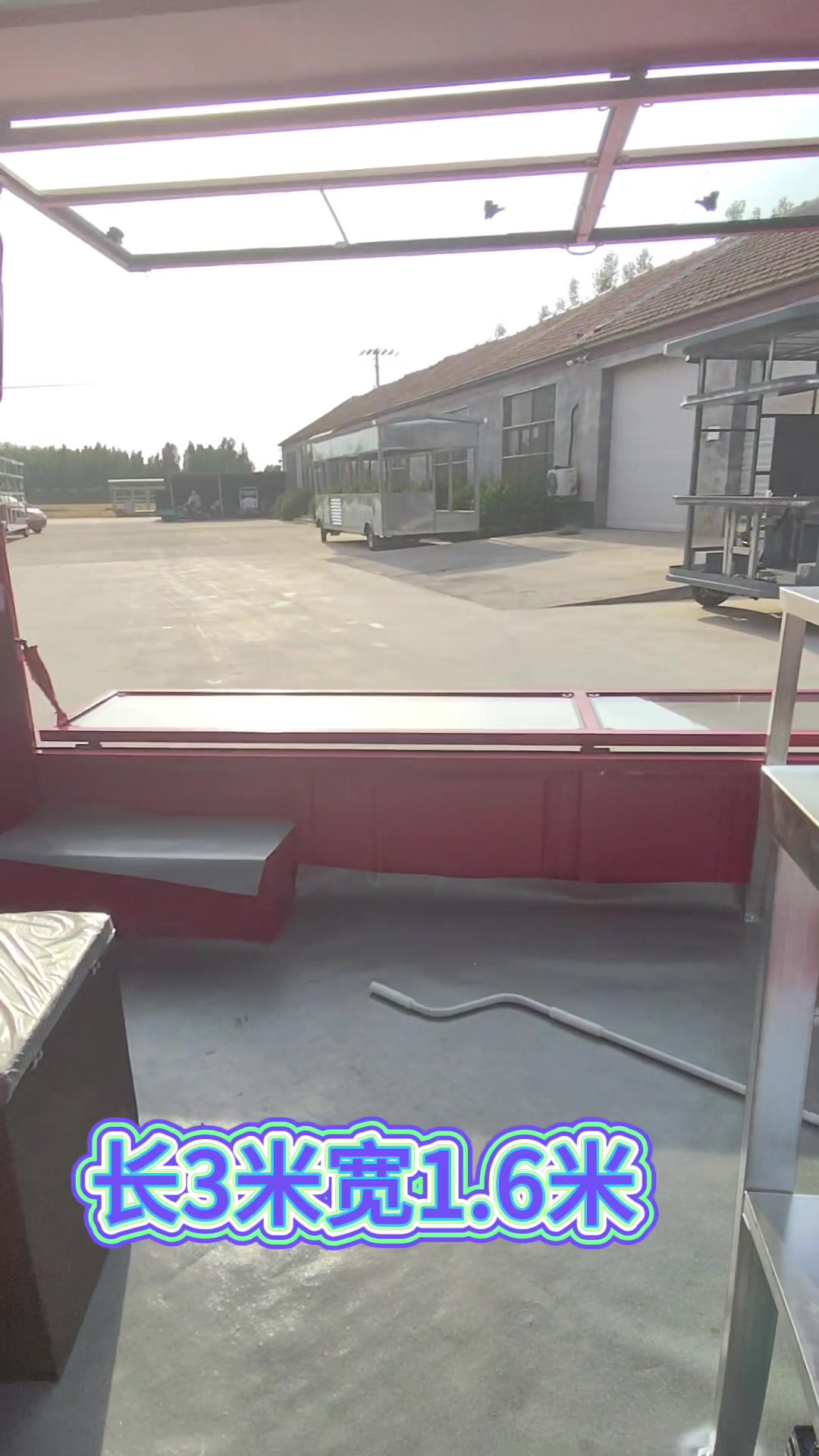 移动四轮餐车蛋糕面包卤味摆摊车网红小吃车