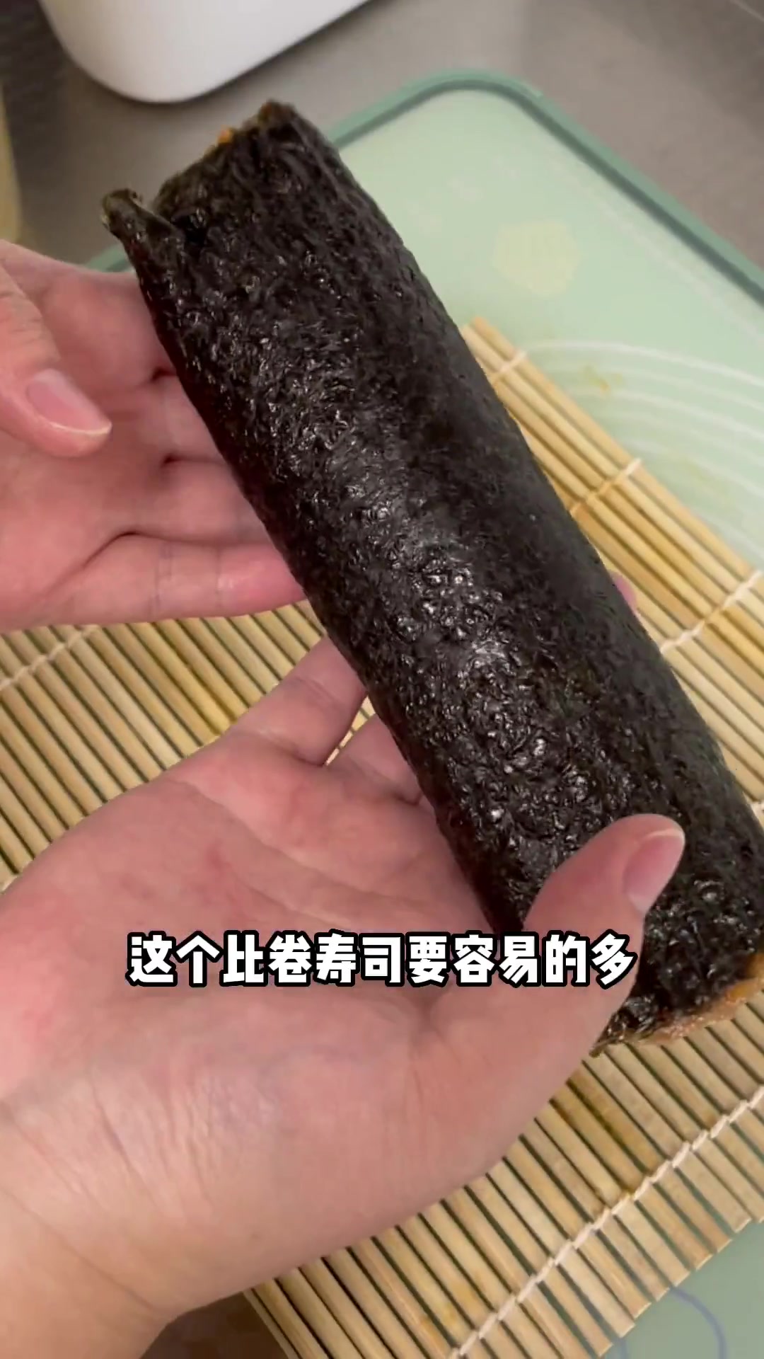 海苔qq肉卷!又鲜又香热量超低～小学生都会做