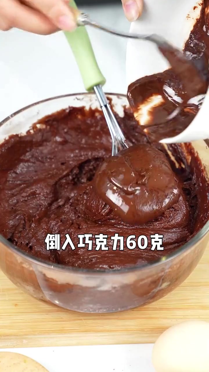 松软香甜的巧克力麦芬蛋糕