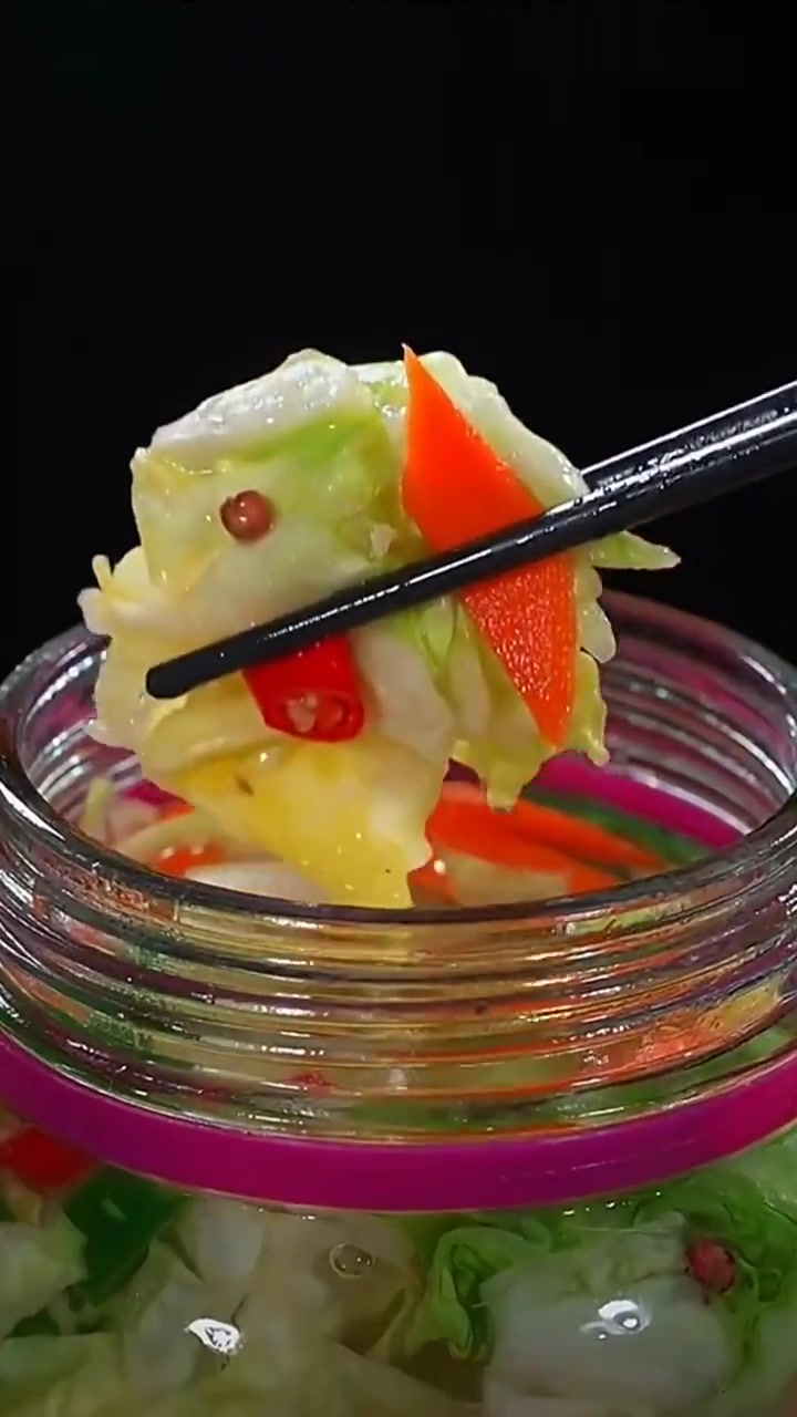 五毛包菜这样腌,两天变清脆爽口泡菜,简单易学!