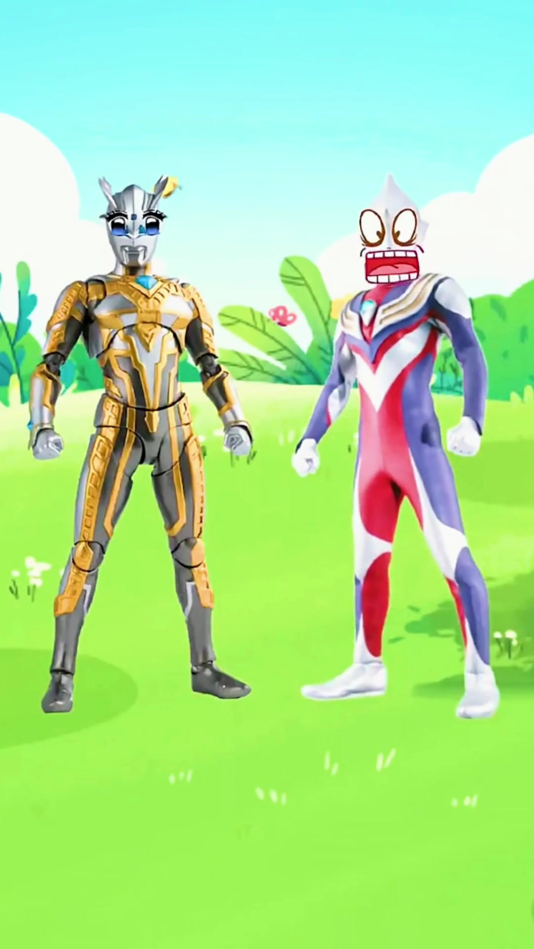 赛罗迪迦抓贝老黑，贝老黑隐身吓人闹笑话