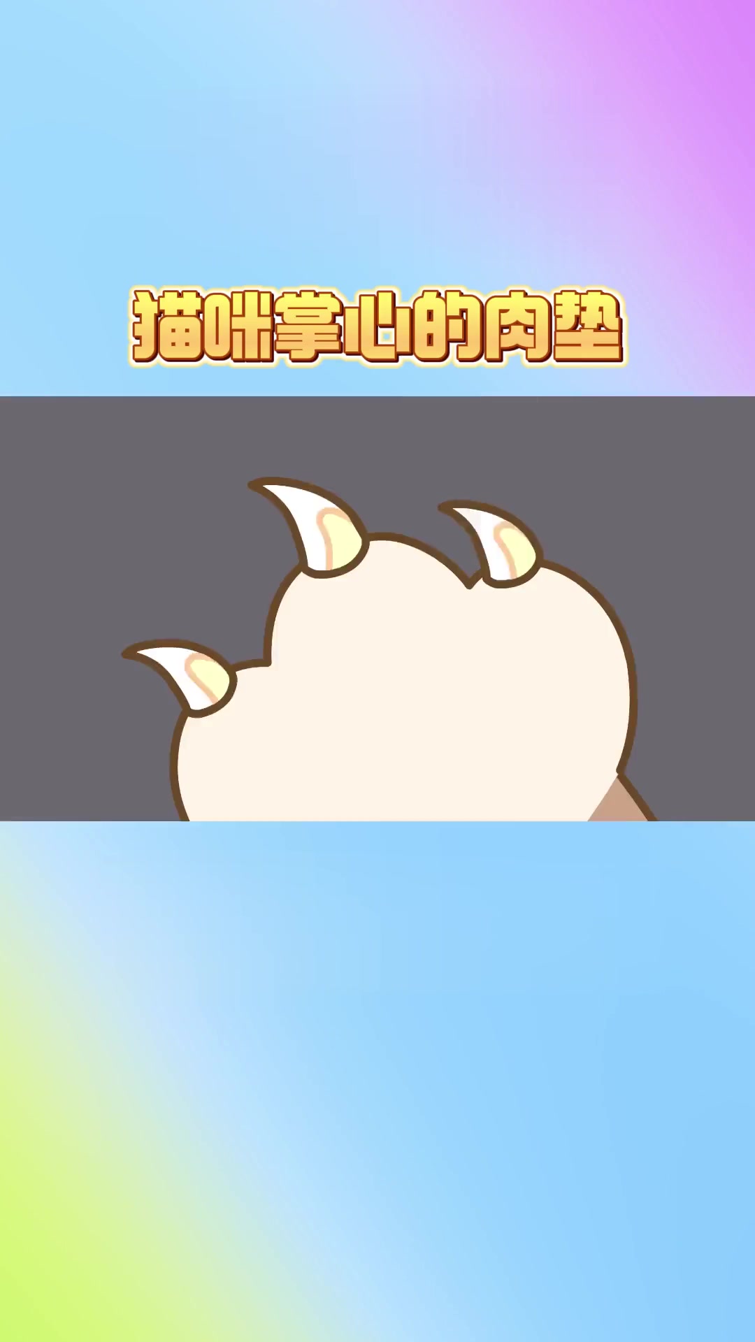 小猫咪的爪子为什么会有肉垫？
