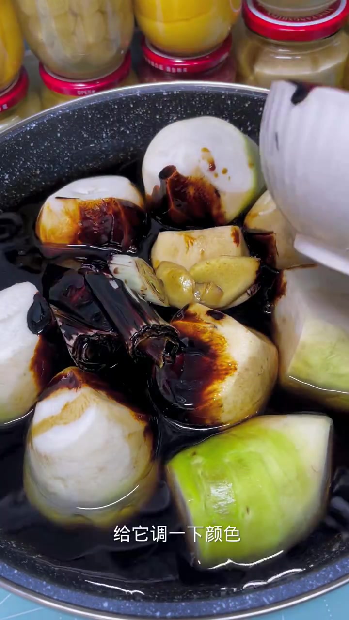 秋天超便宜芥菜疙瘩，教你做五香红咸菜，巨好吃！