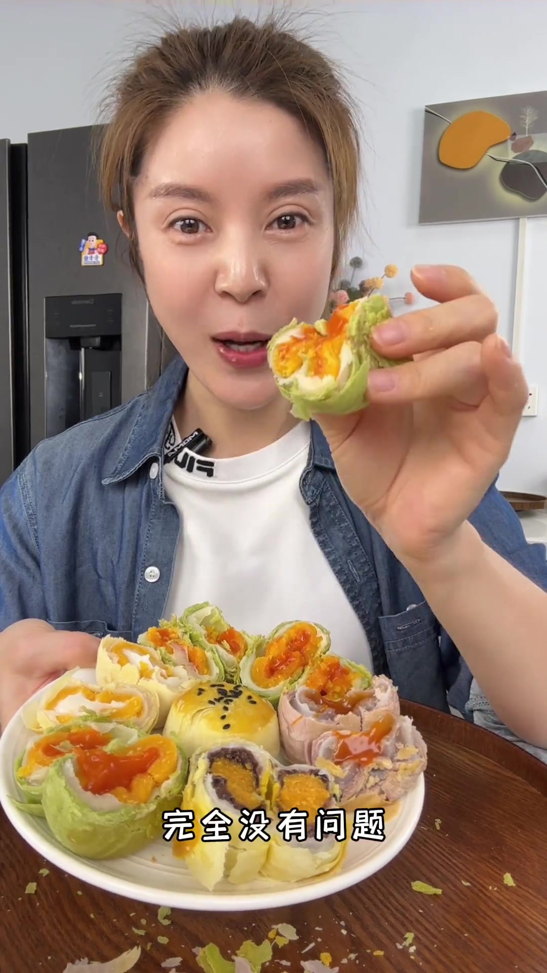 自律期能吃的零蔗糖蛋黄酥，酥皮麻薯流心蛋黄超好吃