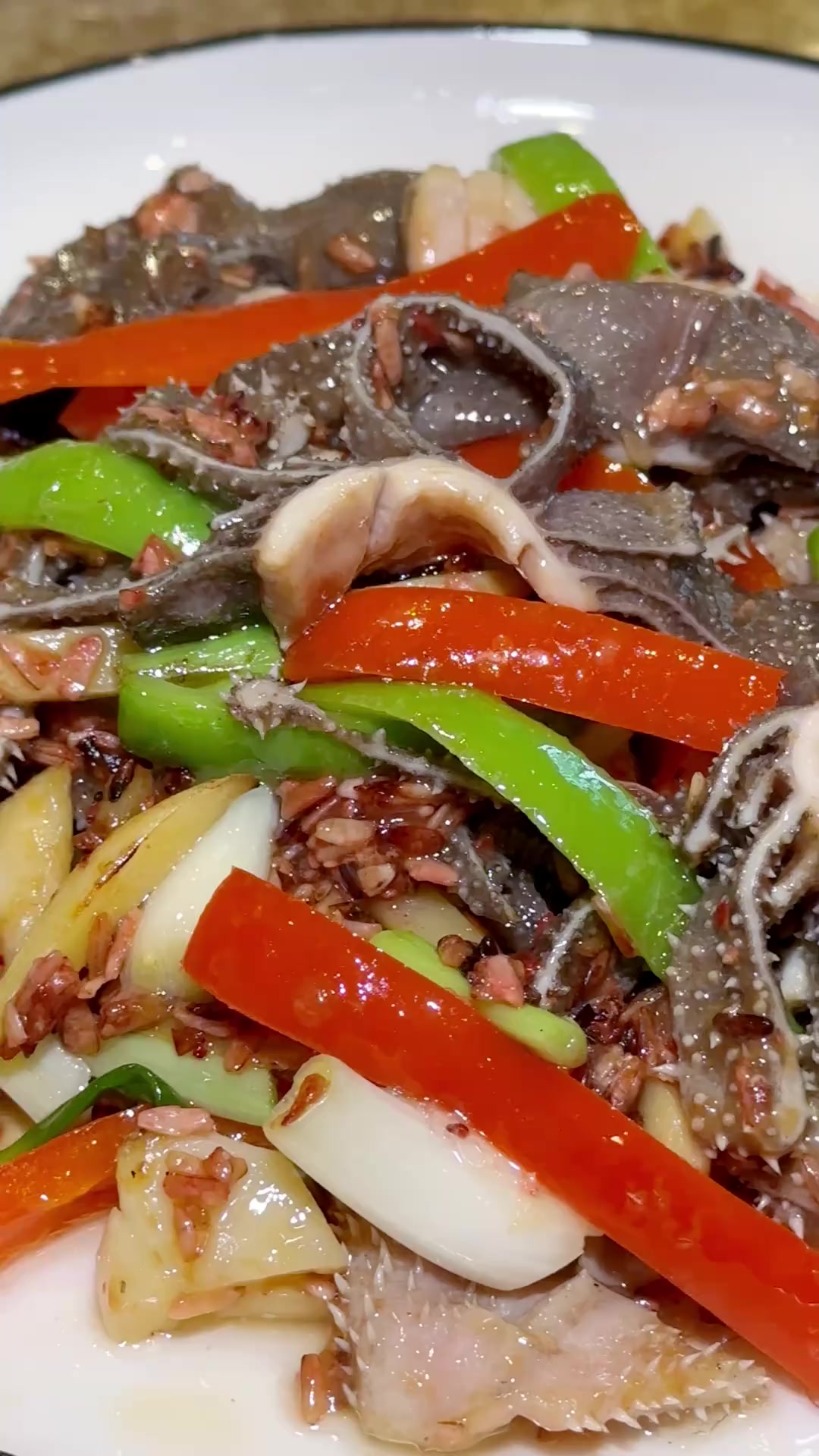 生炒出来的牛百叶比较香，也比较原味