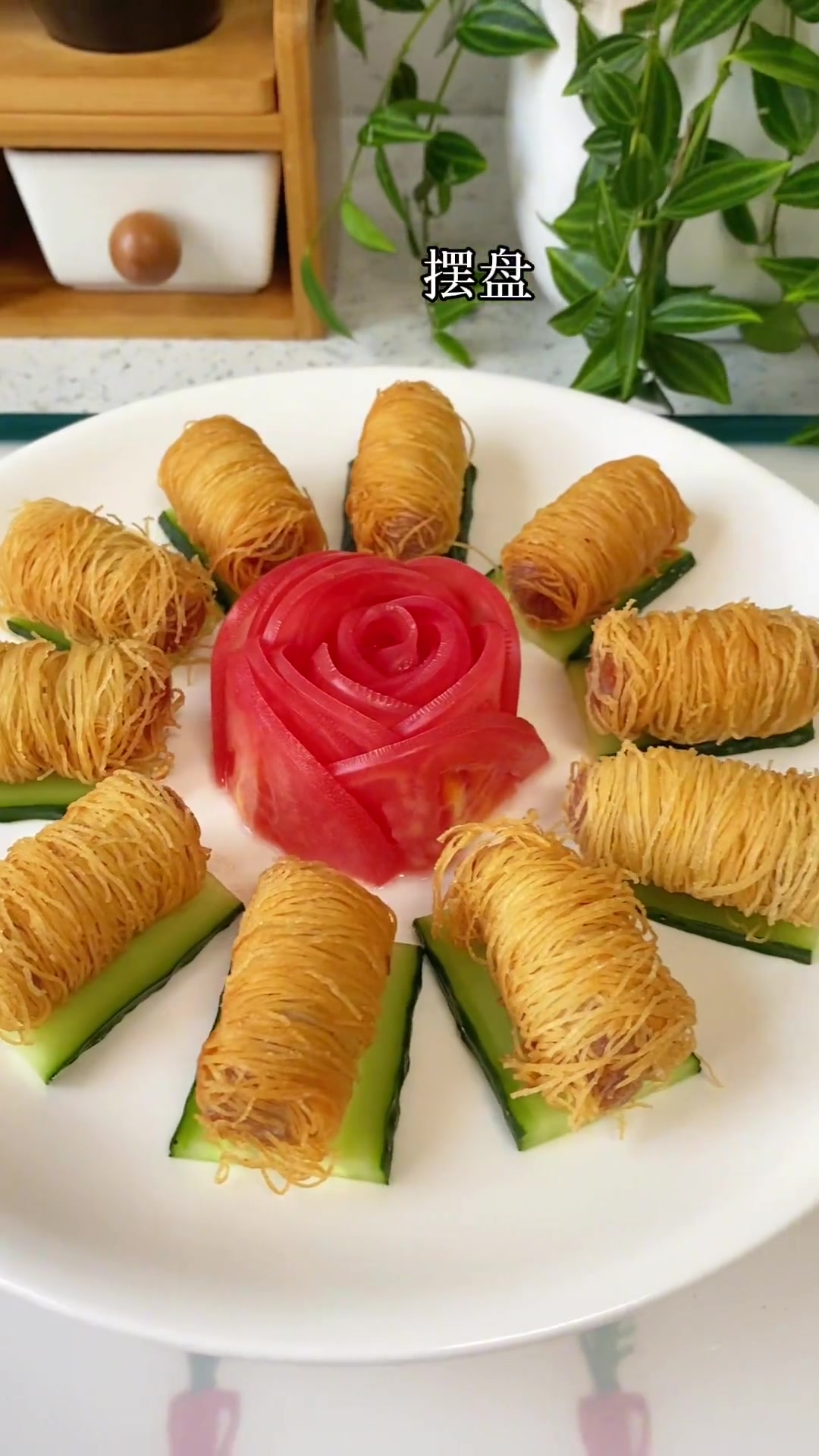 千丝万缕香芋酥外酥里糯，中秋家宴必备，还能裹虾和香蕉