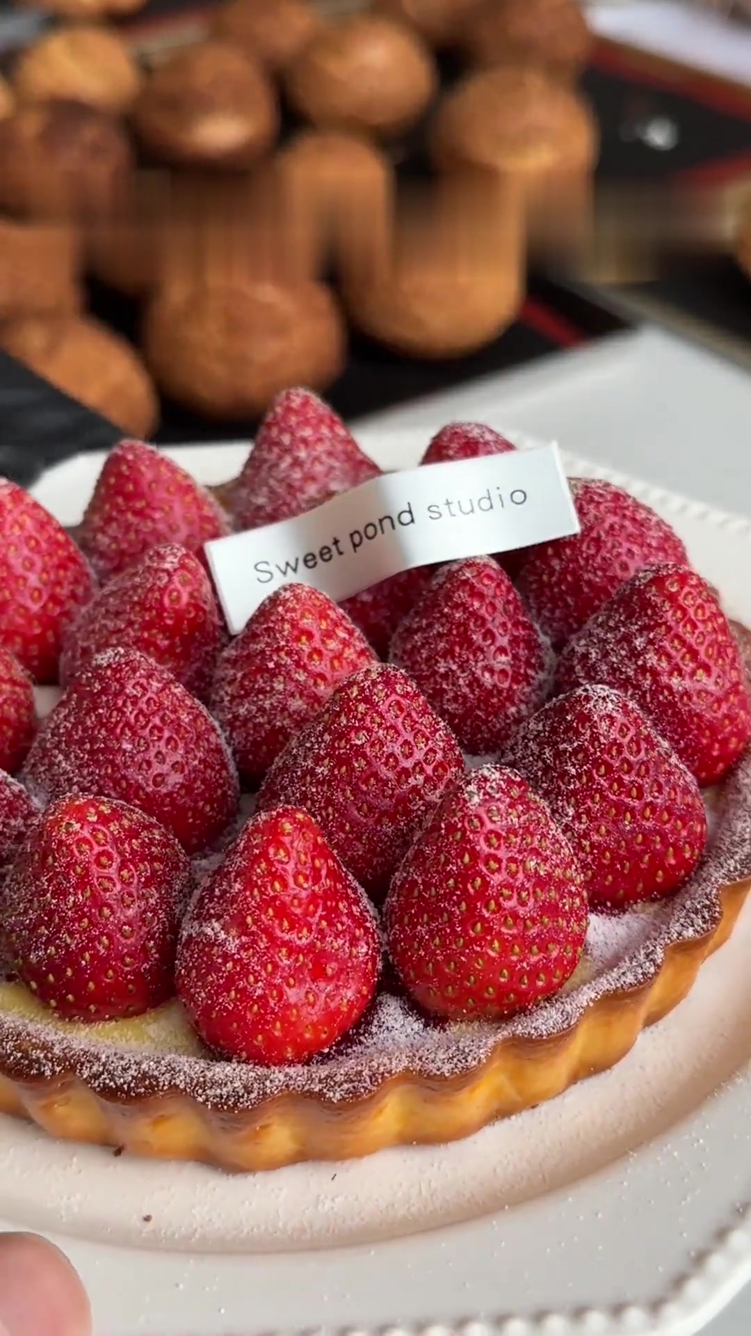 教你制作一款草莓水果派