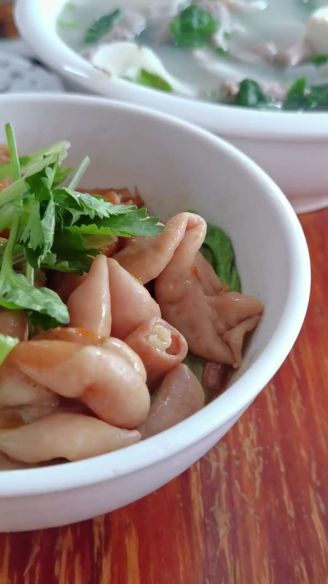 汕尾之行小食篇-用墨鱼汁混合的咸尔仔