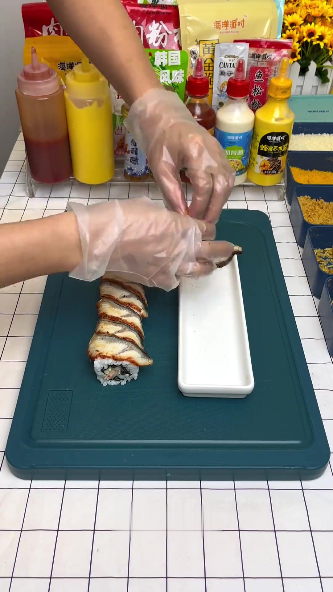 今日份美食分享,鳗鱼寿司卷详细教程来啦