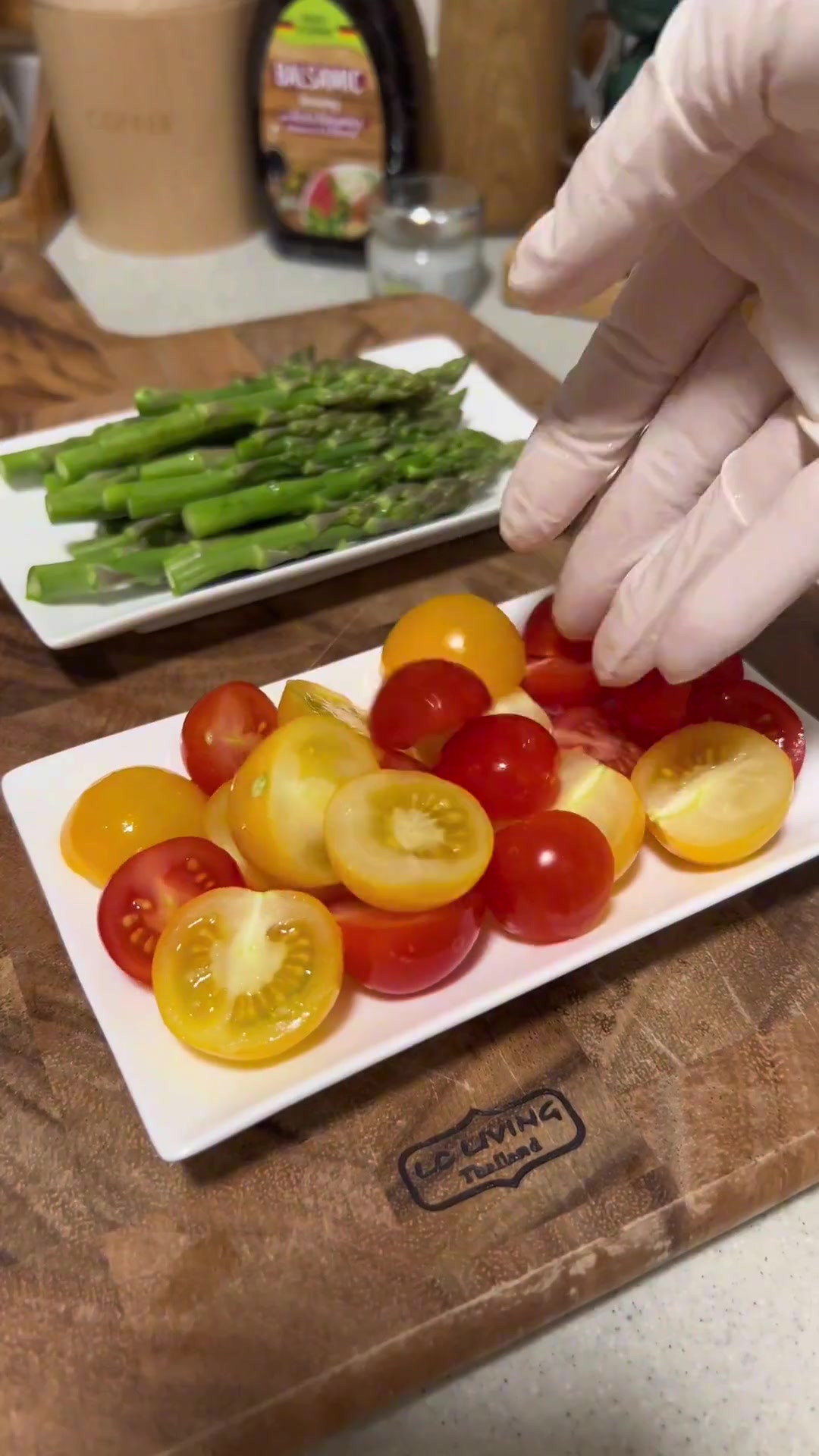 鲜虾芦笋温热沙拉,低脂高蛋白助你节后调整饮食轻装上阵