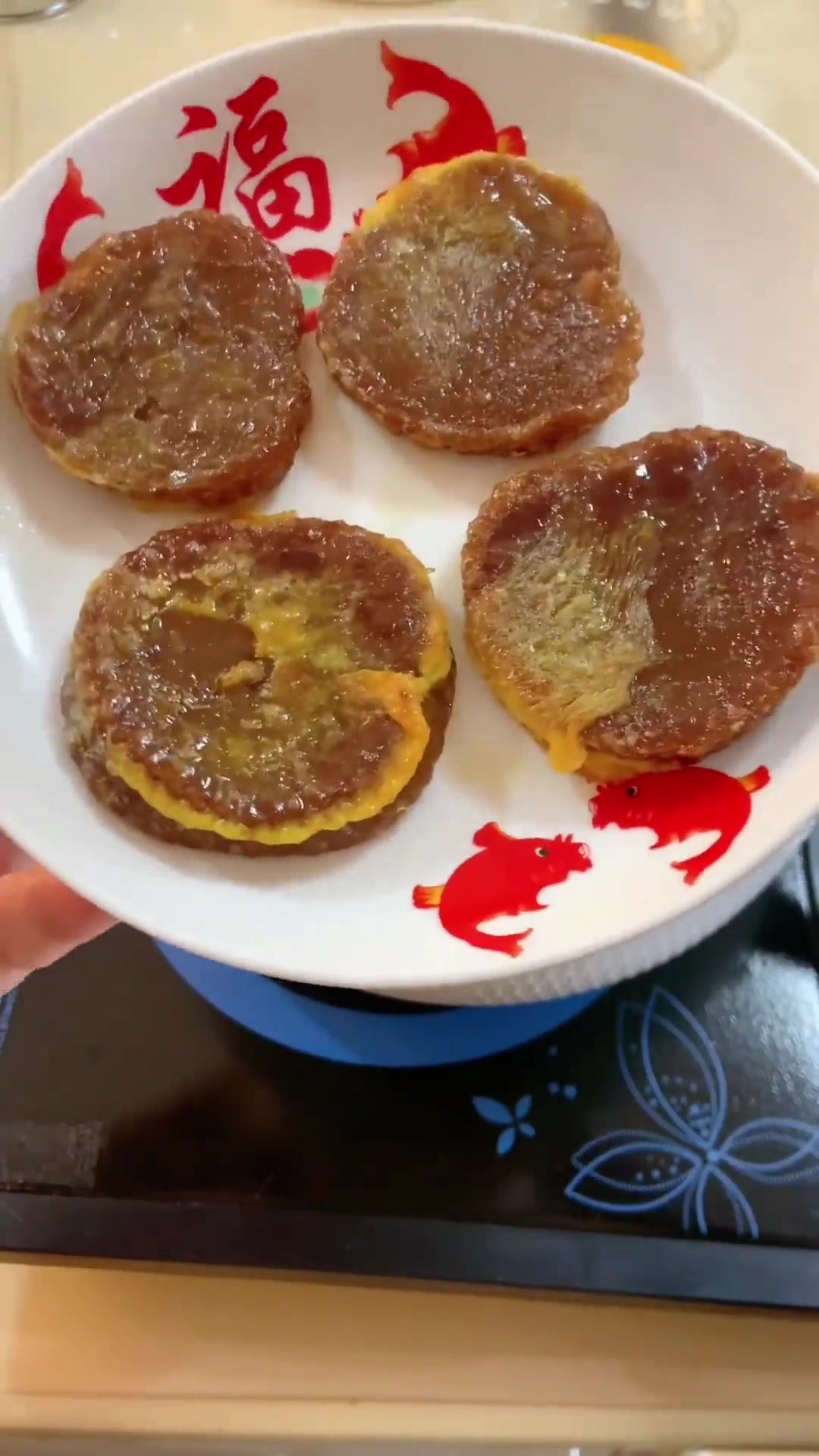 见过这么好看又操作简单的红糖年糕吗？