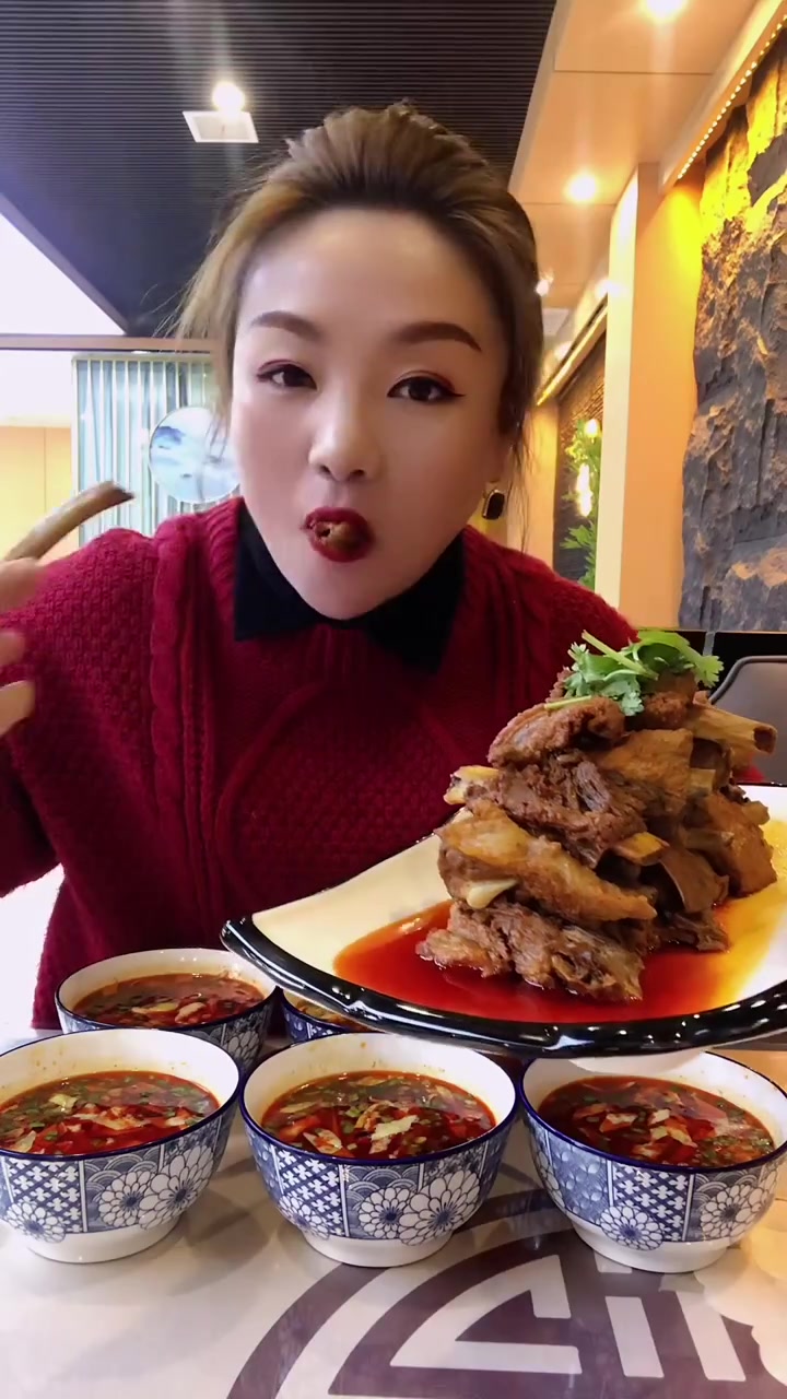 臊子排骨搭配臊子面口口香绝绝子