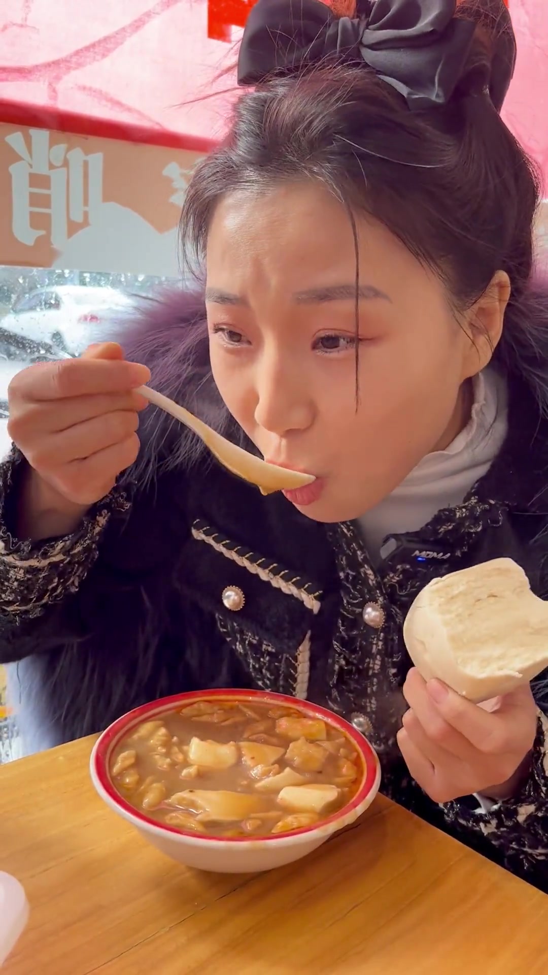 第一次喝宁陵的哨子汤，3块一碗，特别香