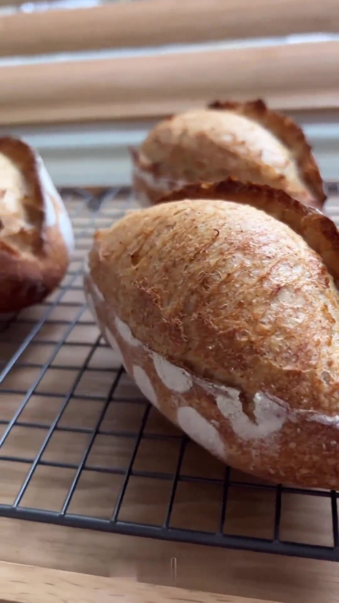 法式乡村面包配方分享小麦粉900g（伯爵传统t65）全麦粉50g（伯爵T150）裸麦粉50