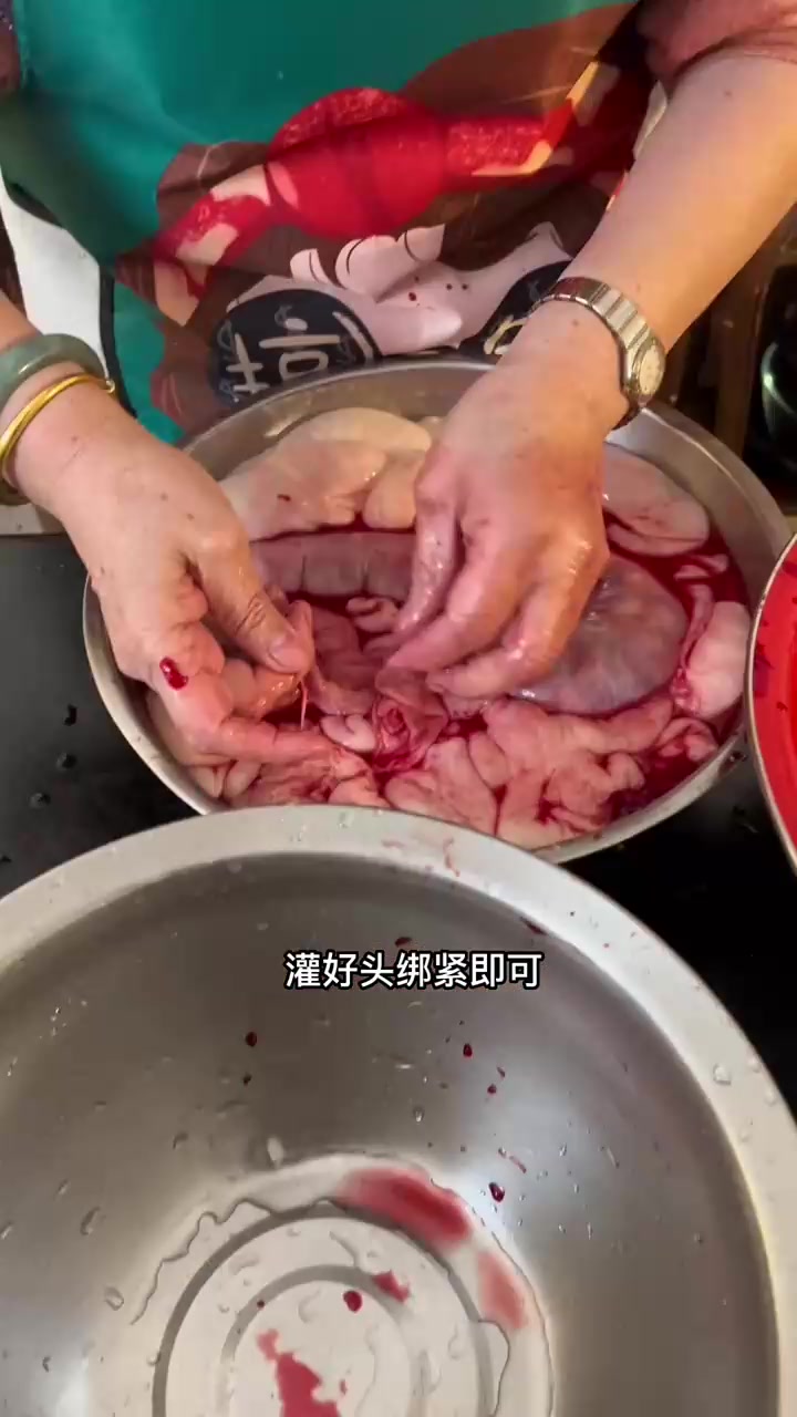 闽南古早味,大肠猪血汤,香甜美味