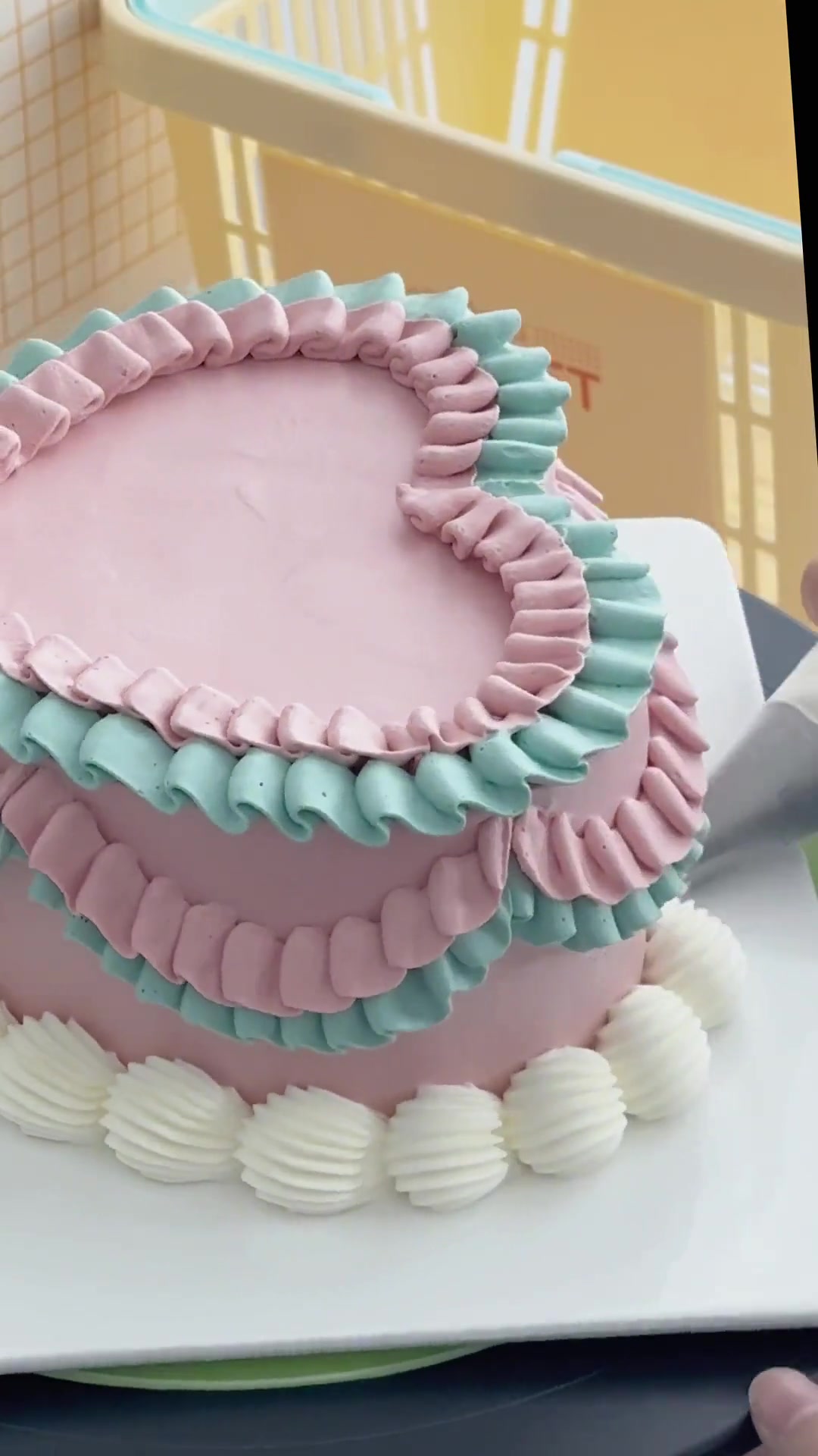 好看的奶油裱花蛋糕～