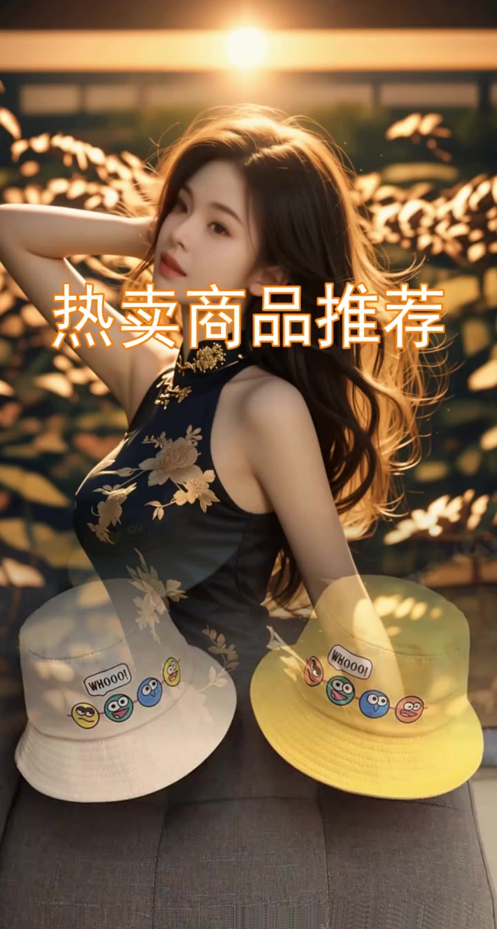 儿童春季新款帽子男女童卡通可爱渔夫帽韩版宝宝出游遮阳大檐盆帽