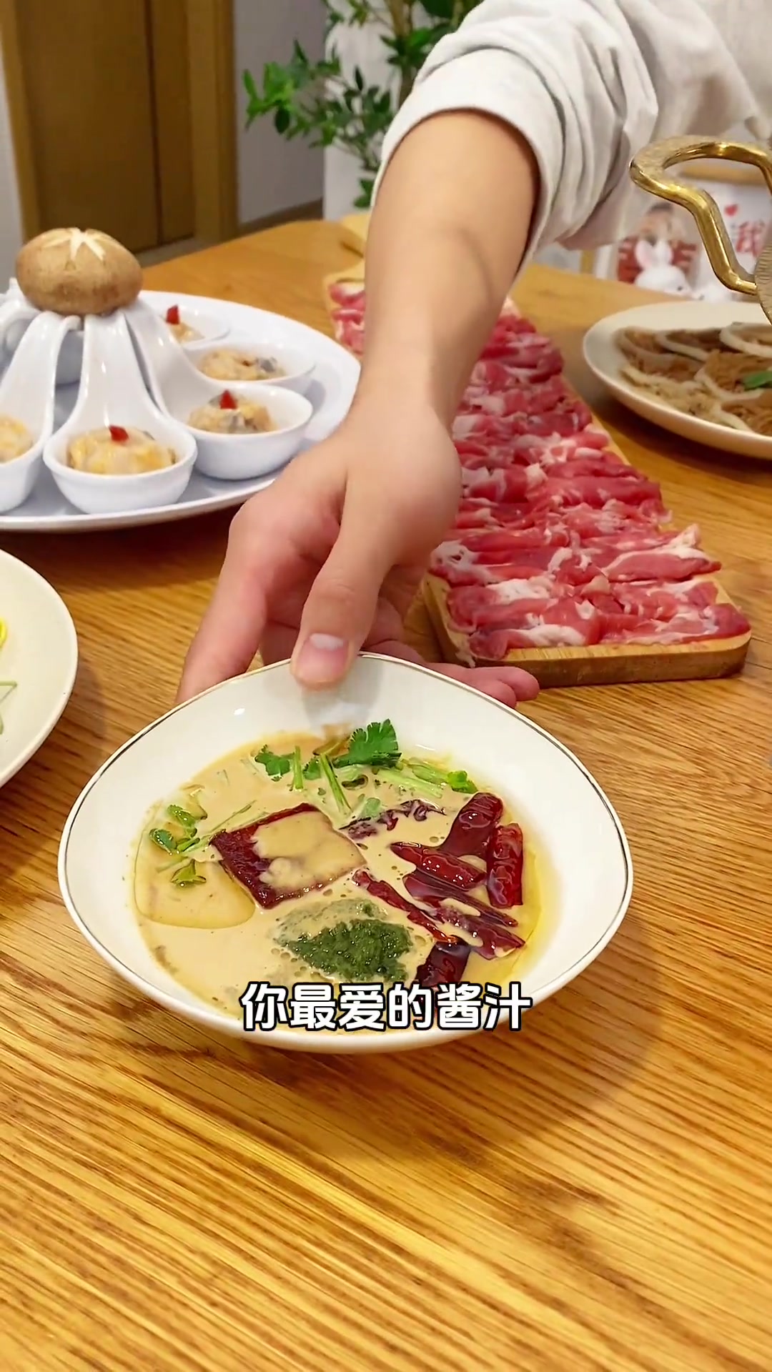 在家体验一把老公做的冰煮羊火锅,真的太鲜了