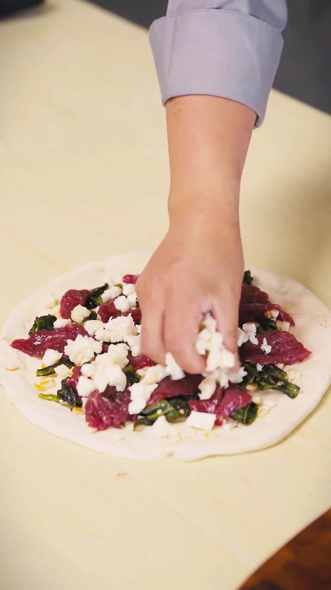 烧辣椒牛肉披萨