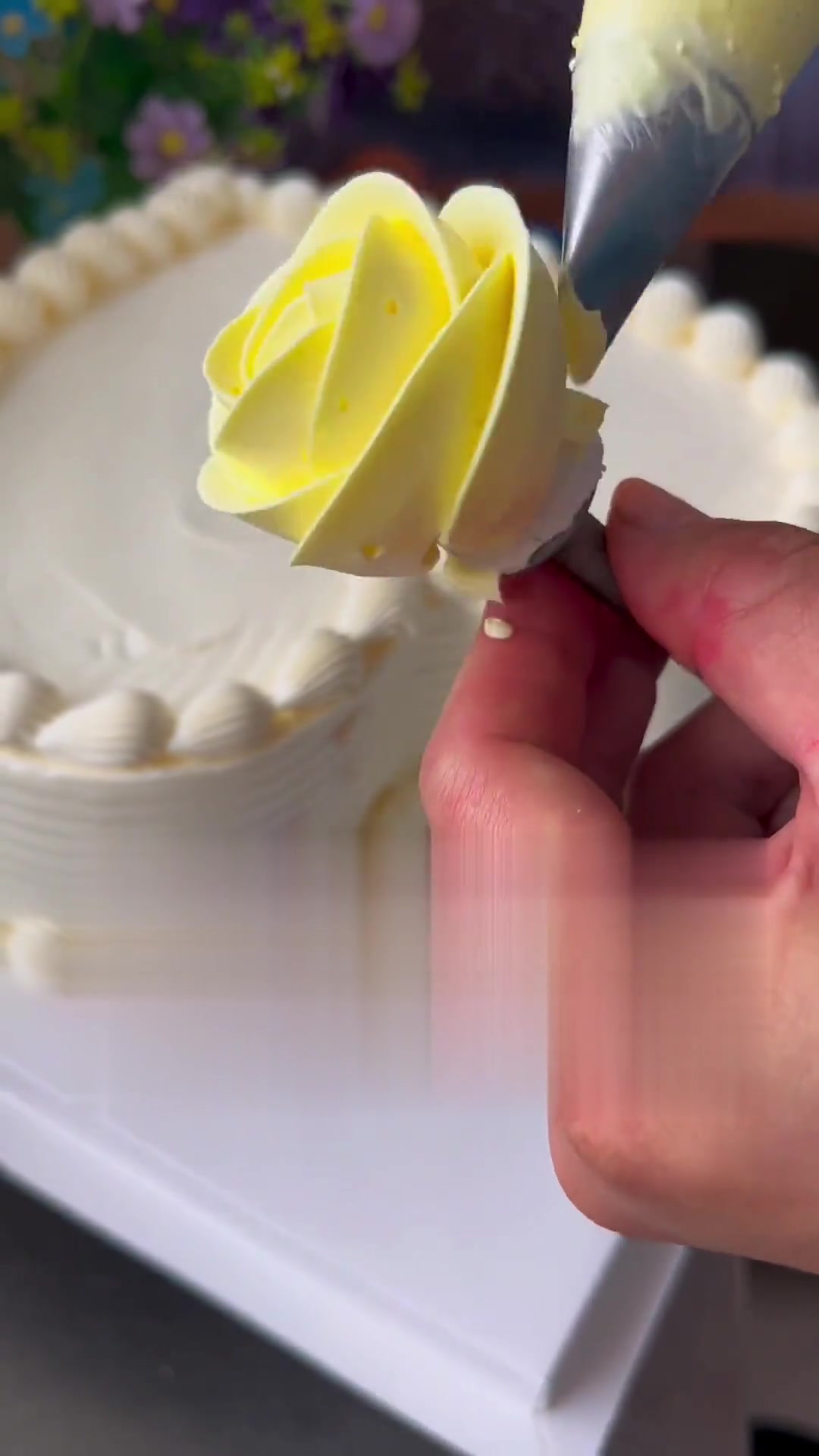 玫瑰花蛋糕原来这么简单,你学会了吗?