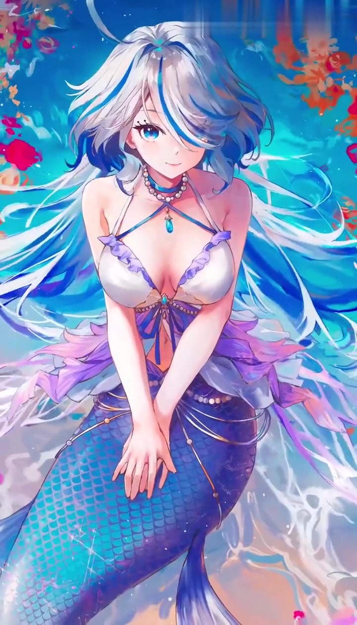 动态壁纸：小美人鱼芙宁娜！