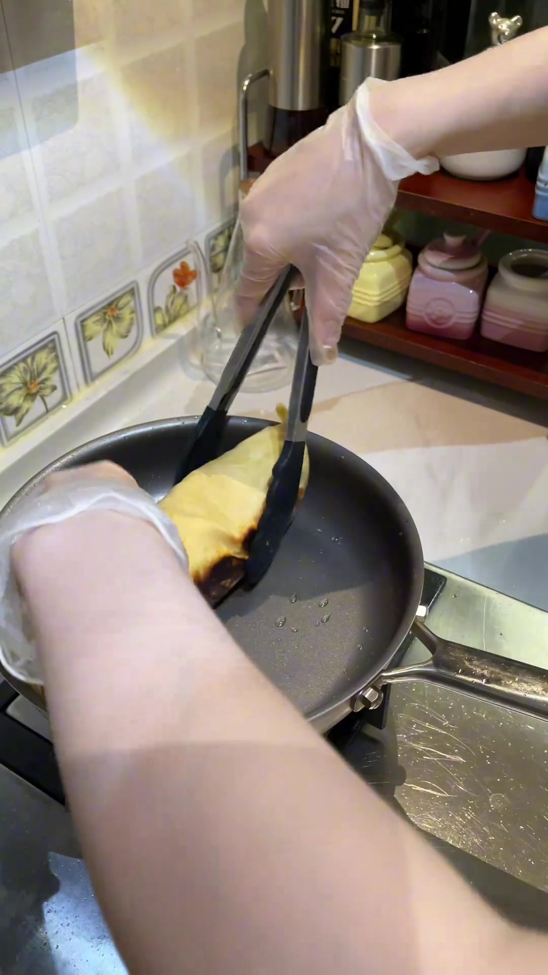 脆脆的菜煎饼,美味可口,令人回味无穷