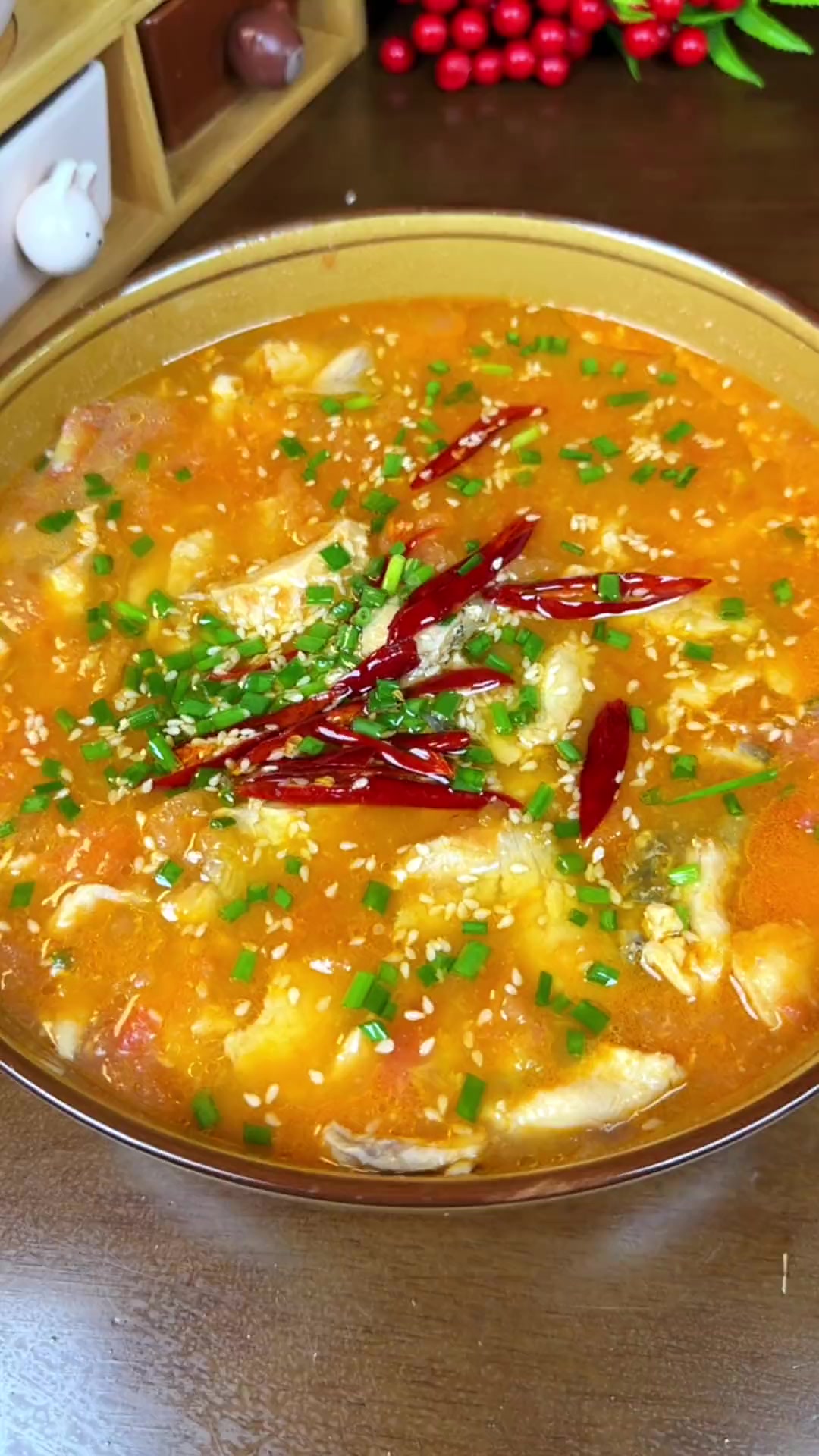 汤鲜味美鱼肉嫩滑的番茄鱼片,以后要是想要吃了,就像我这样做