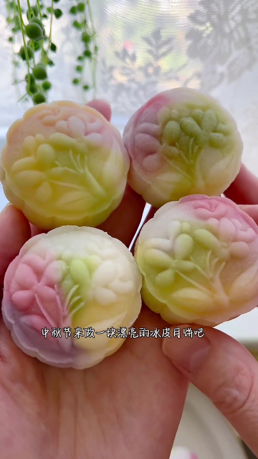 月饼季做漂亮冰皮月饼！简单易做，你爱哪种月饼？