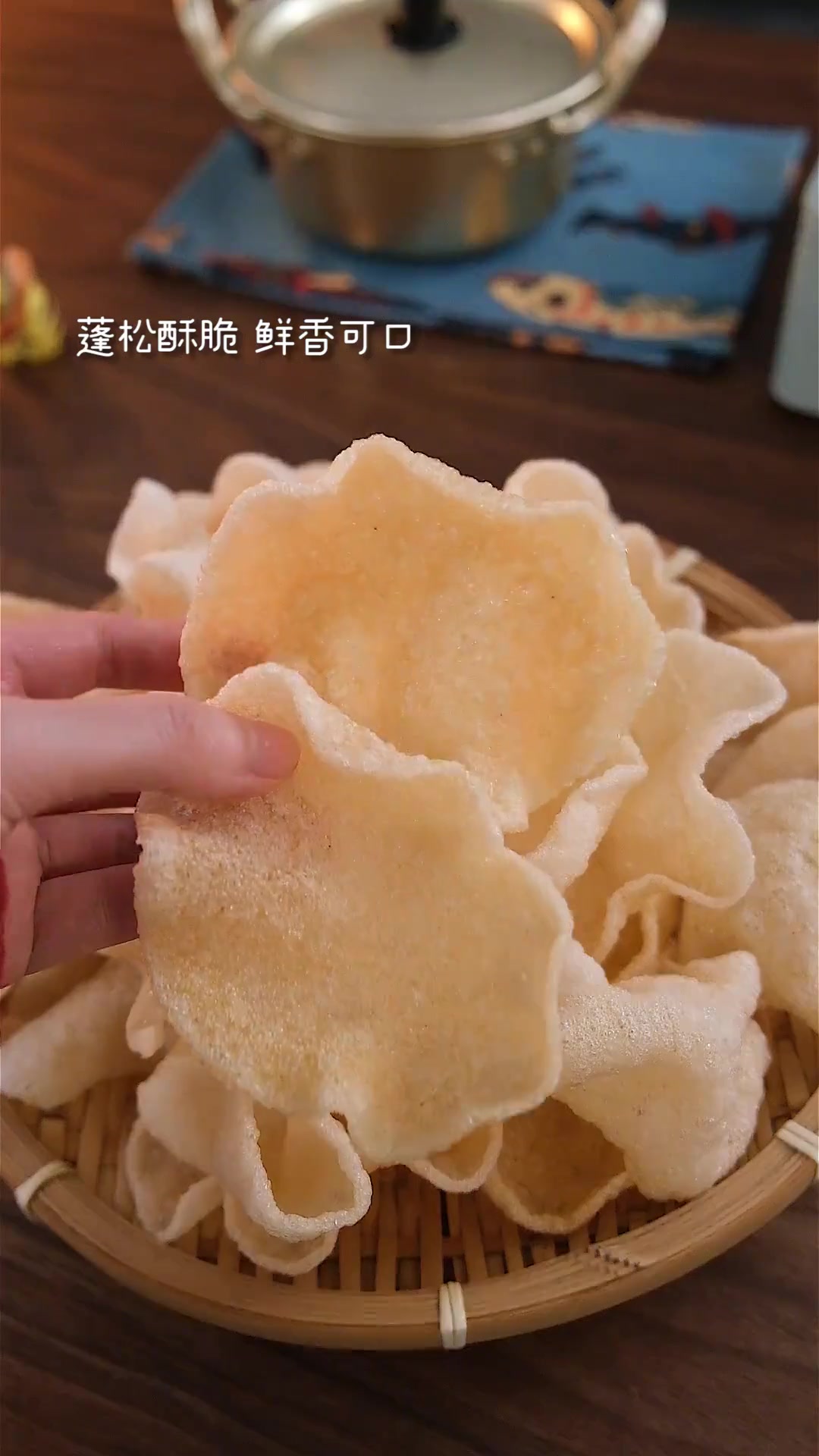 泰式餐厅大虾片在家做超简单,微波炉无油版鲜香酥脆