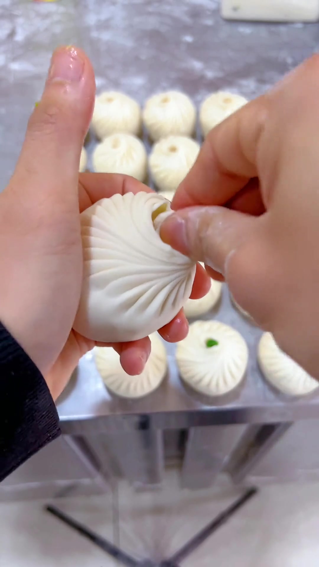 包包子手法演示,慢动作收口教程,点赞保存收藏起来慢慢学习