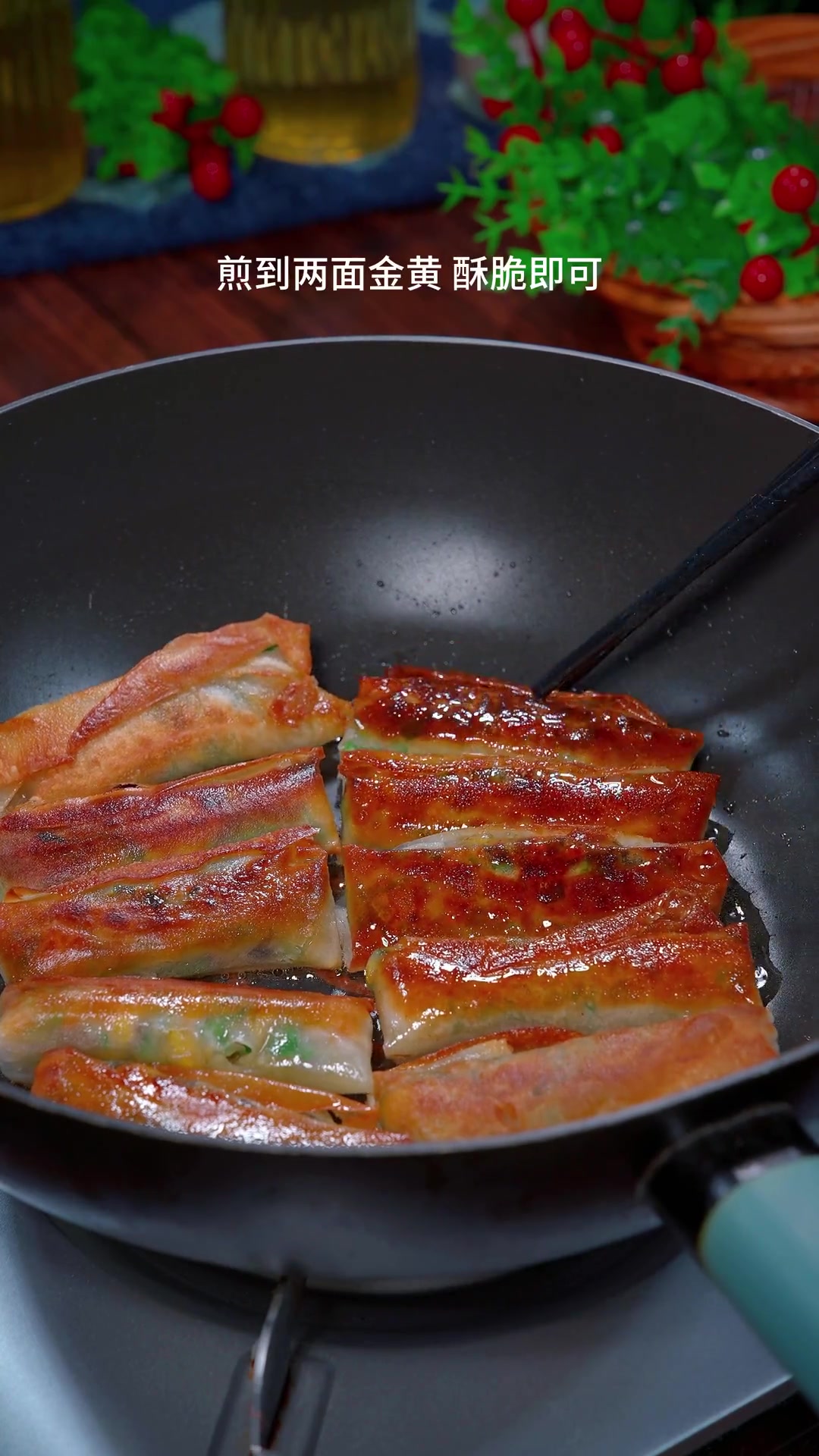 以后想吃韭菜盒子,您就像我这样做,外酥里香,非常好吃!