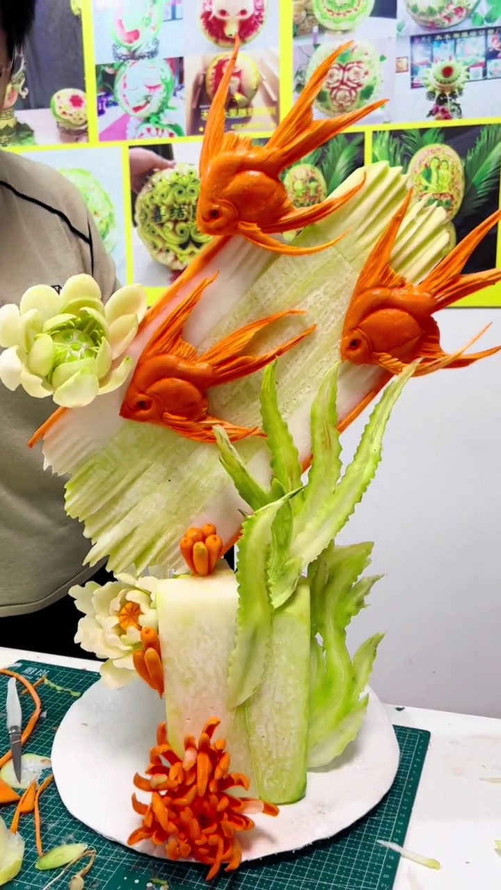 学员小燕作品,神仙鱼,简单实用,零基础开始也可以学会