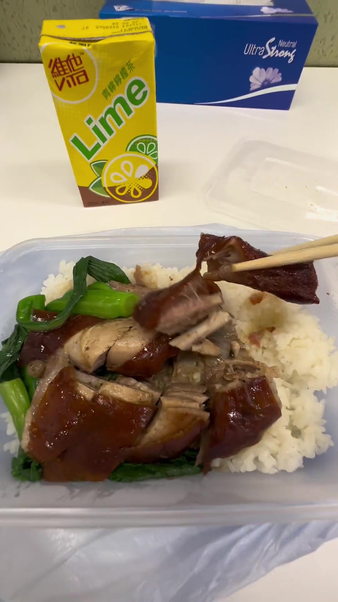香港打工人中午吃什么,35元烧鸭饭,超划算的烧鸭饭