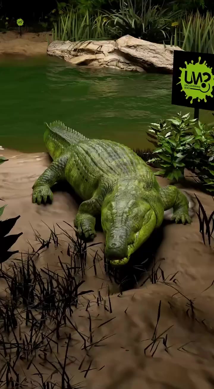 鳄鱼的皮肤为什么是绿色的？ 科普