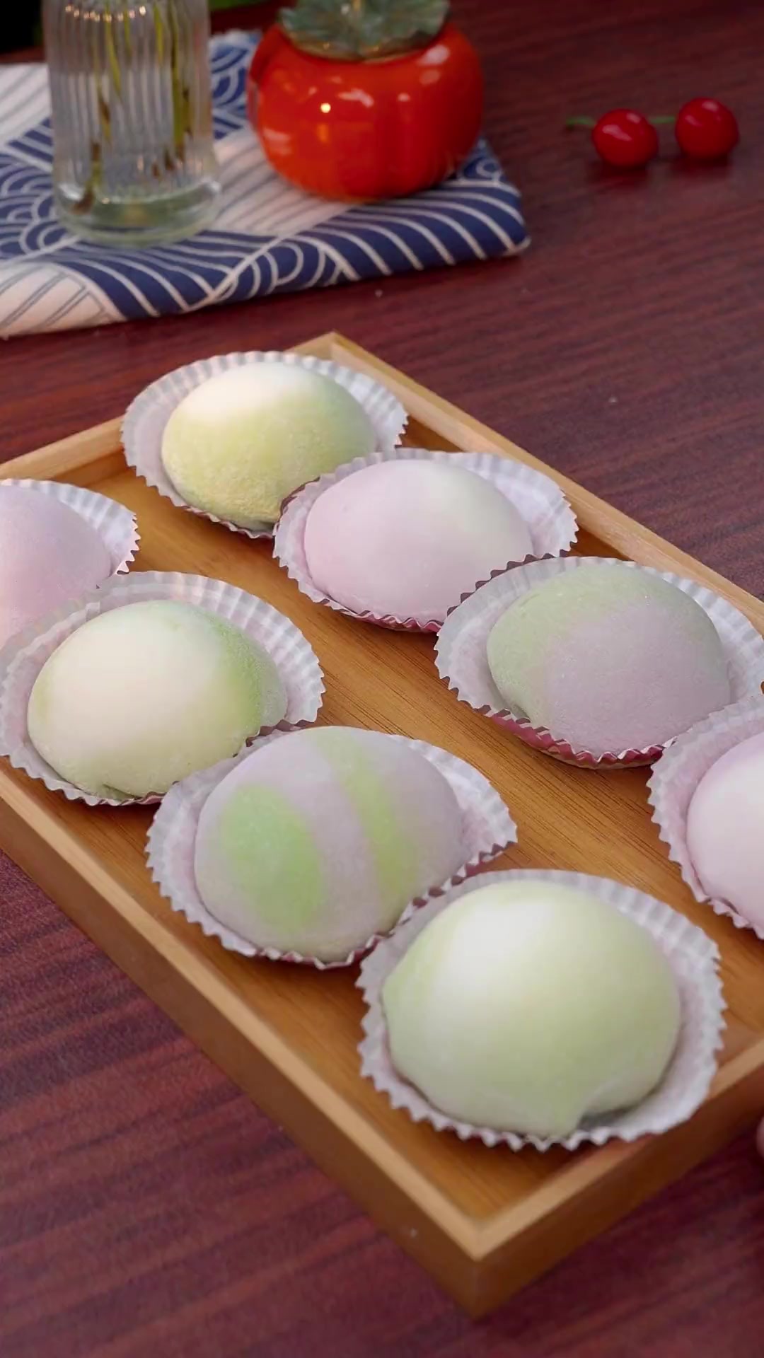 新手小白能做成功的软糯拉丝雪媚娘，隔夜不变硬