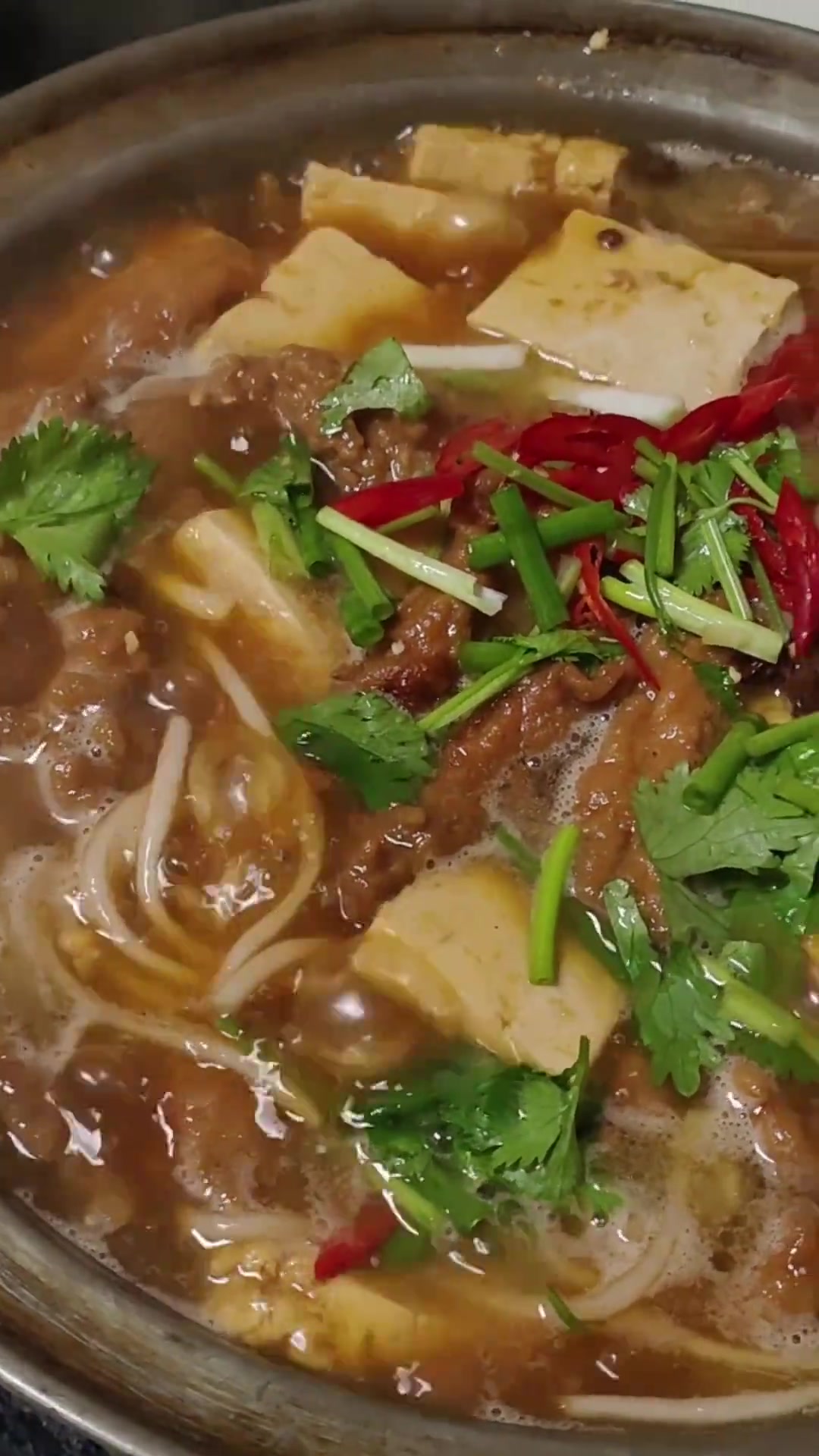 酥肉炖豆腐,天气变凉了,弄一锅酥肉炖豆腐暖和暖和!