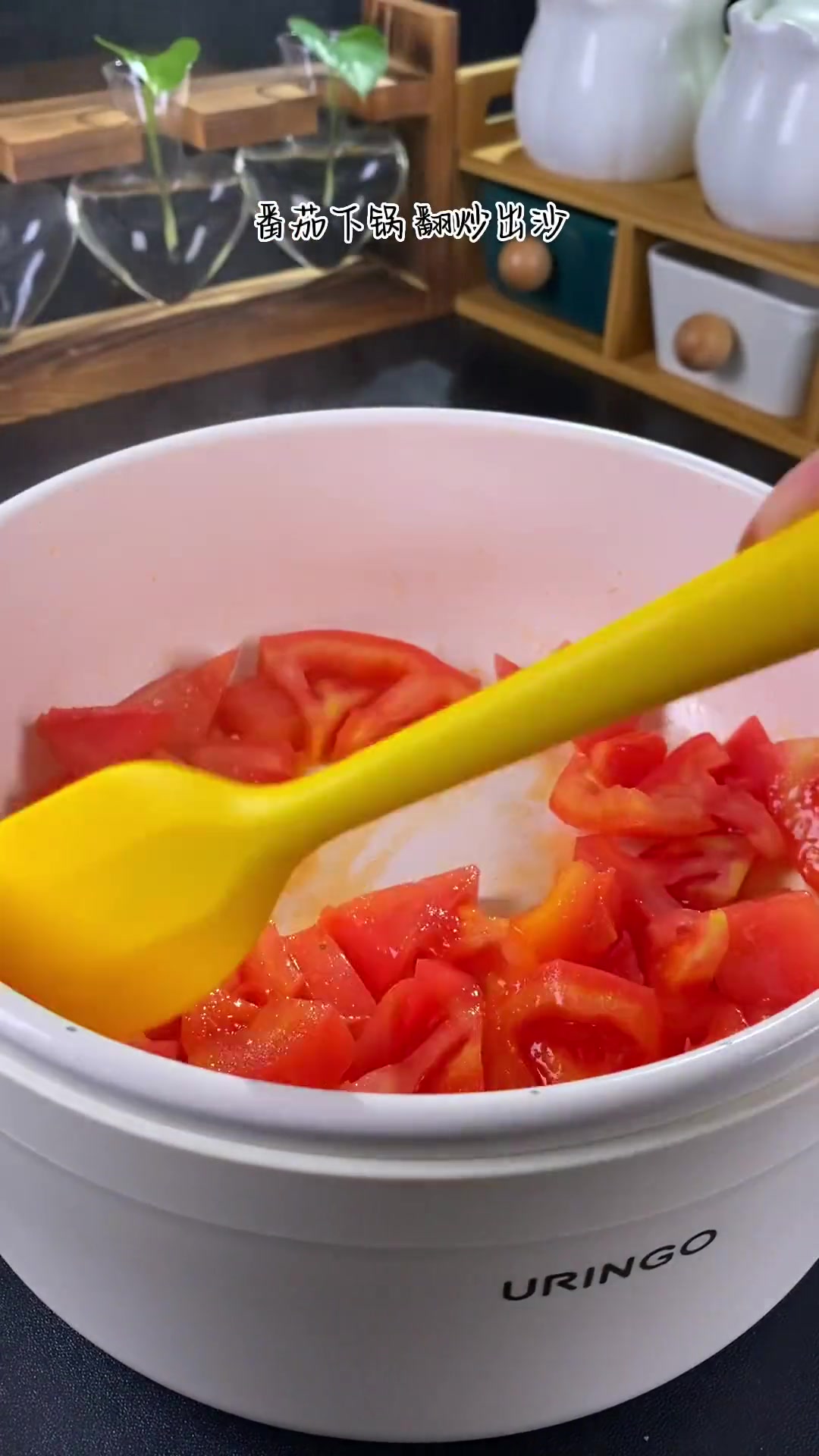 一周我吃八次的番茄豆腐蛋花汤,不知道吃什么,就吃它