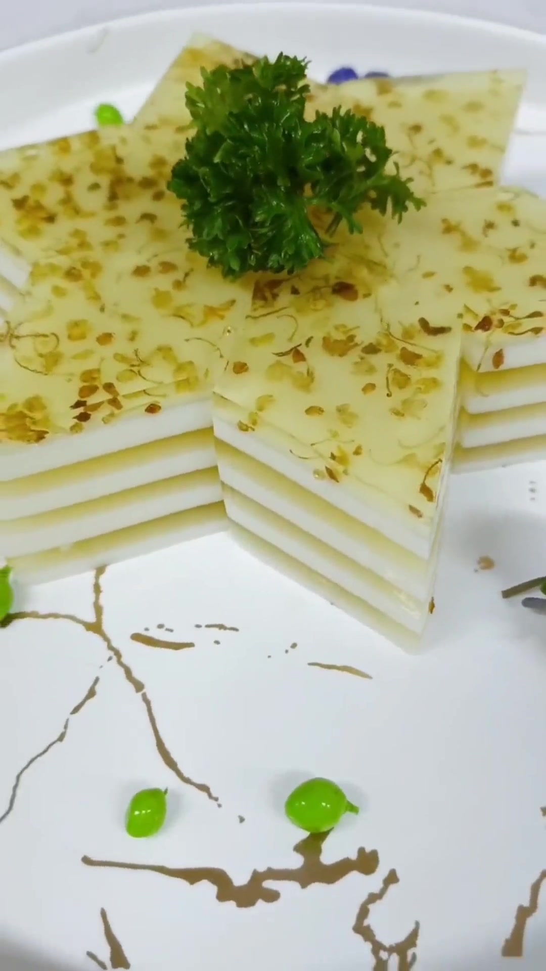 椰汁桂花千层糕,清甜爽滑又Q弹
